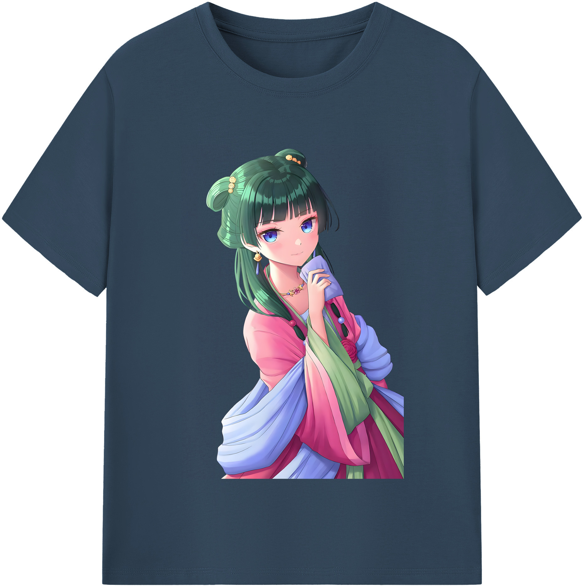 （画像用） 薬屋のひとりごと The Apothecary Diaries 綿100％半袖Tシャツ（フロントプリント）