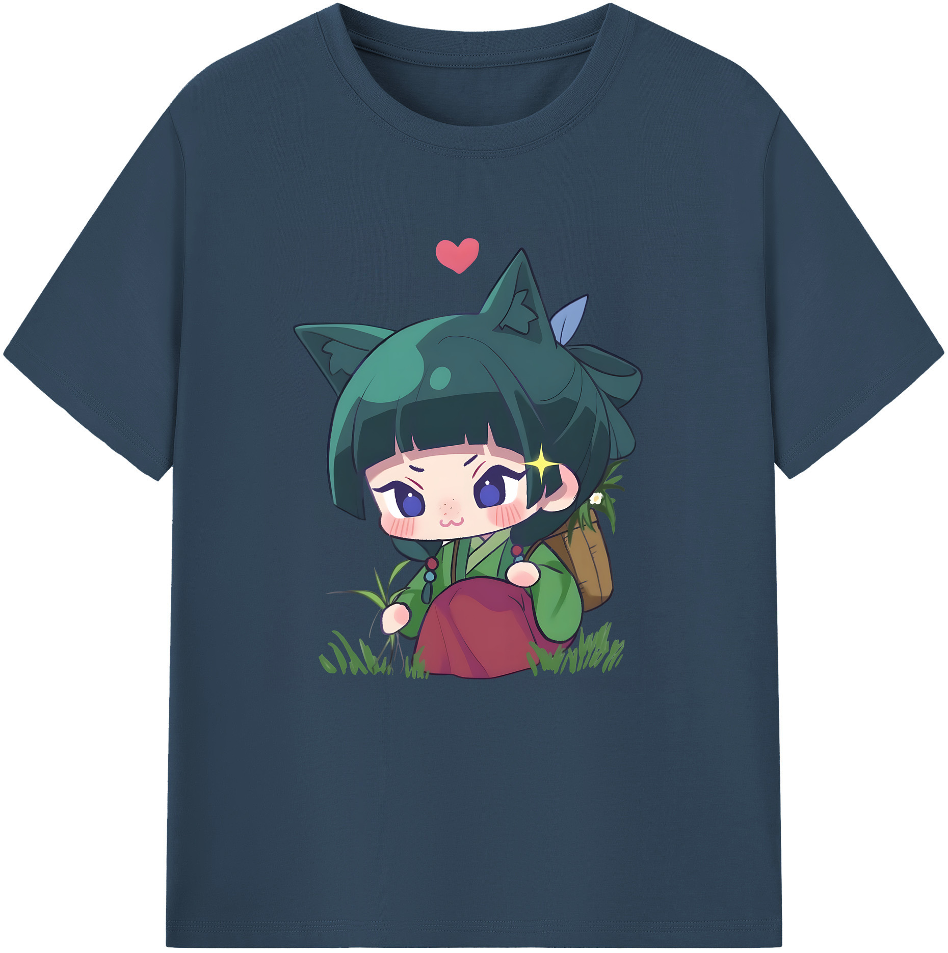 （画像用） 薬屋のひとりごと The Apothecary Diaries 綿100％半袖Tシャツ（フロントプリント）