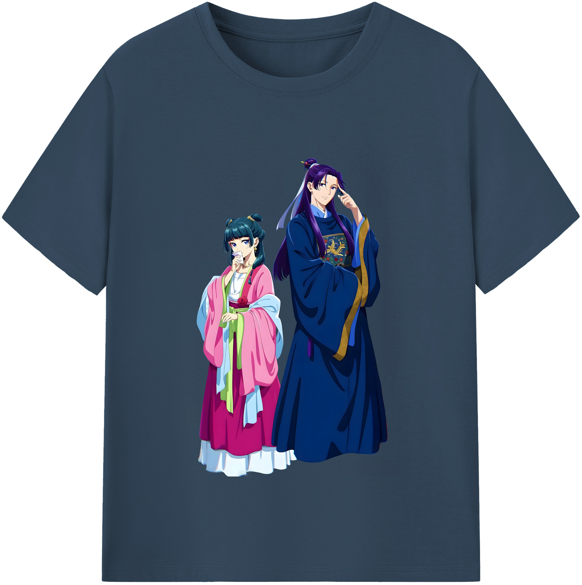 （画像用） 薬屋のひとりごと The Apothecary Diaries 綿100％半袖Tシャツ（フロントプリント）