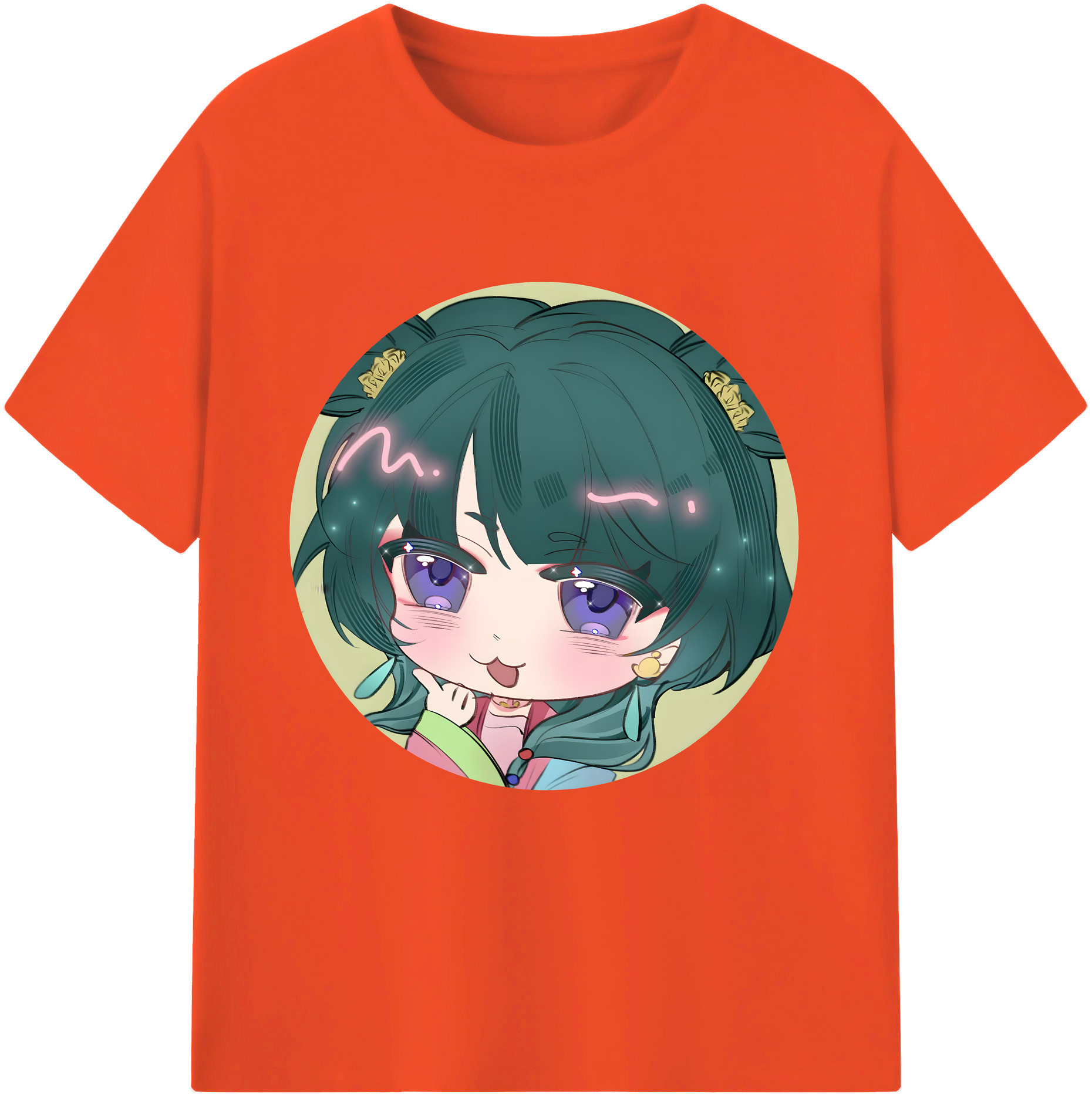 （画像用） 薬屋のひとりごと The Apothecary Diaries 綿100％半袖Tシャツ（フロントプリント）