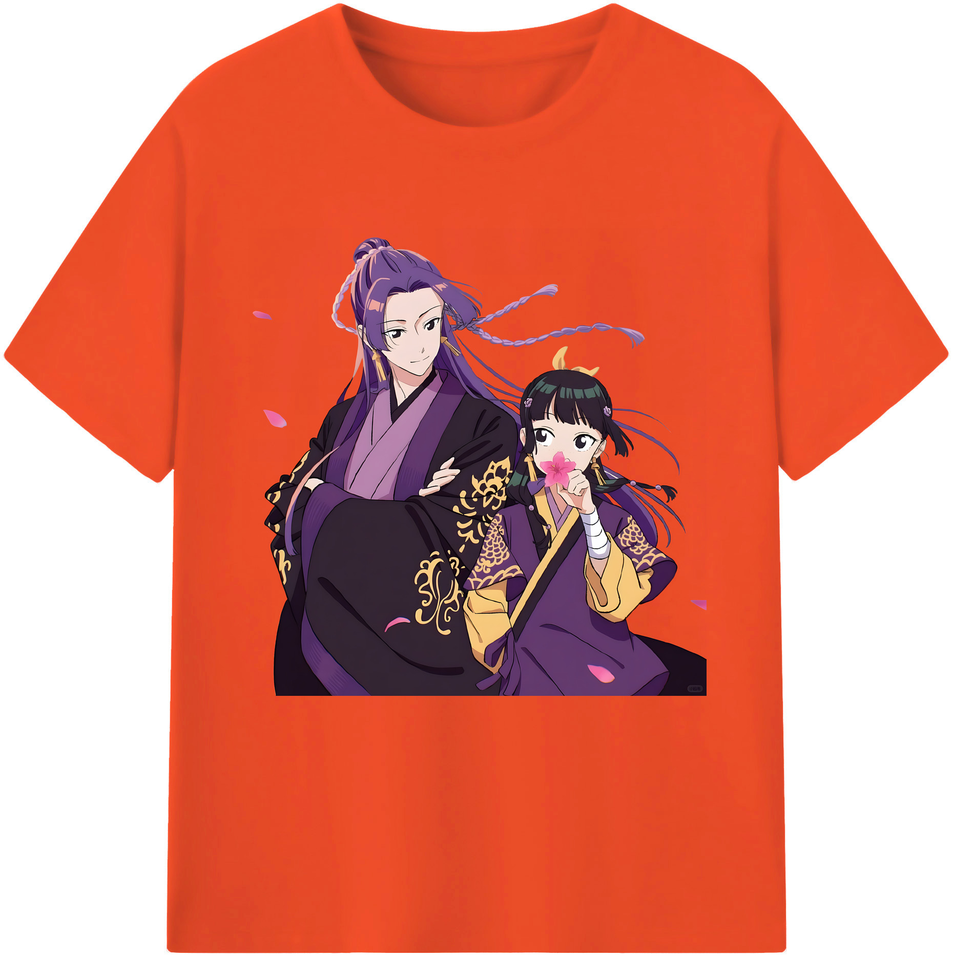 （画像用） 薬屋のひとりごと The Apothecary Diaries 綿100％半袖Tシャツ（フロントプリント）