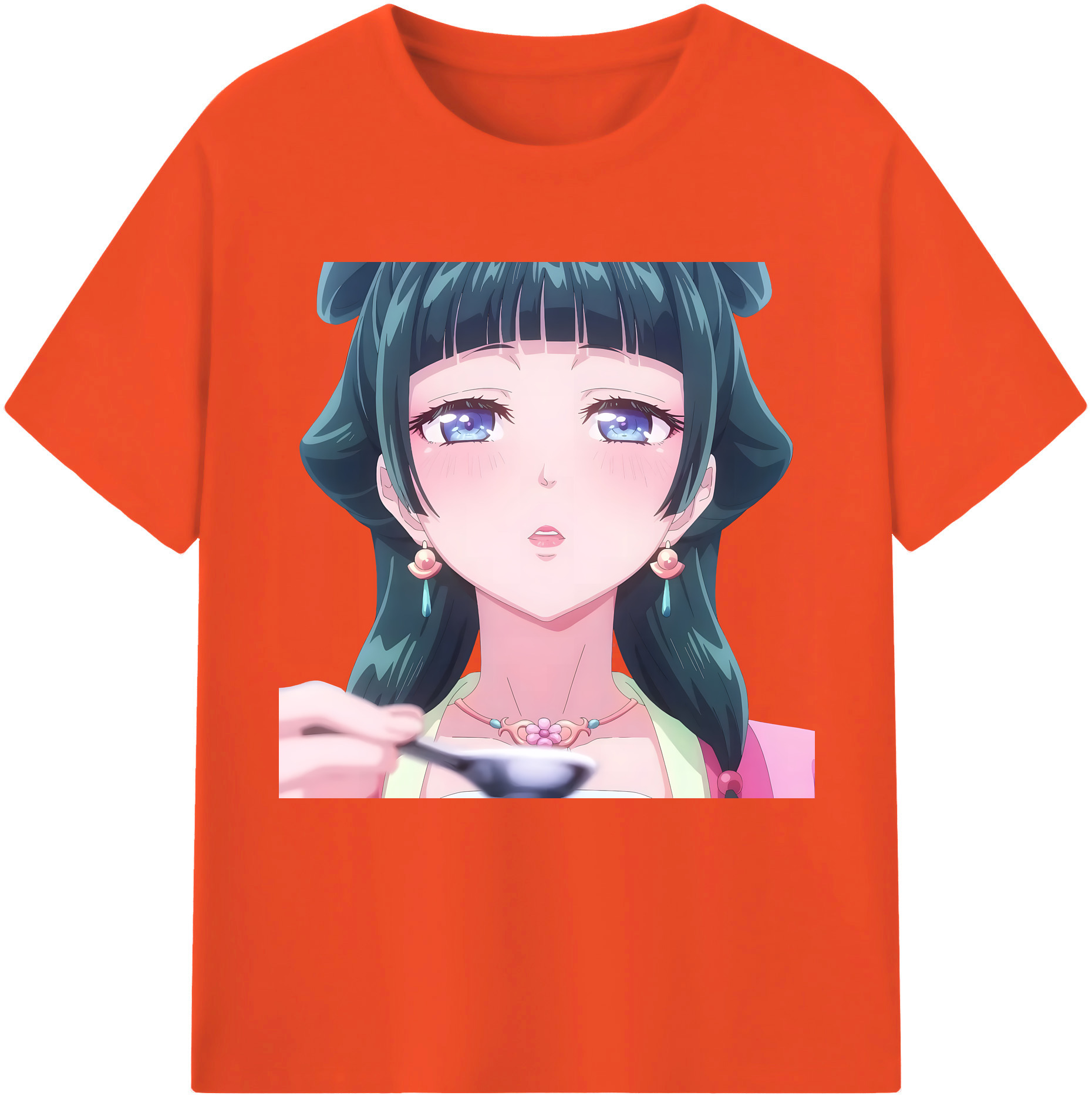 （画像用） 薬屋のひとりごと The Apothecary Diaries 綿100％半袖Tシャツ（フロントプリント）