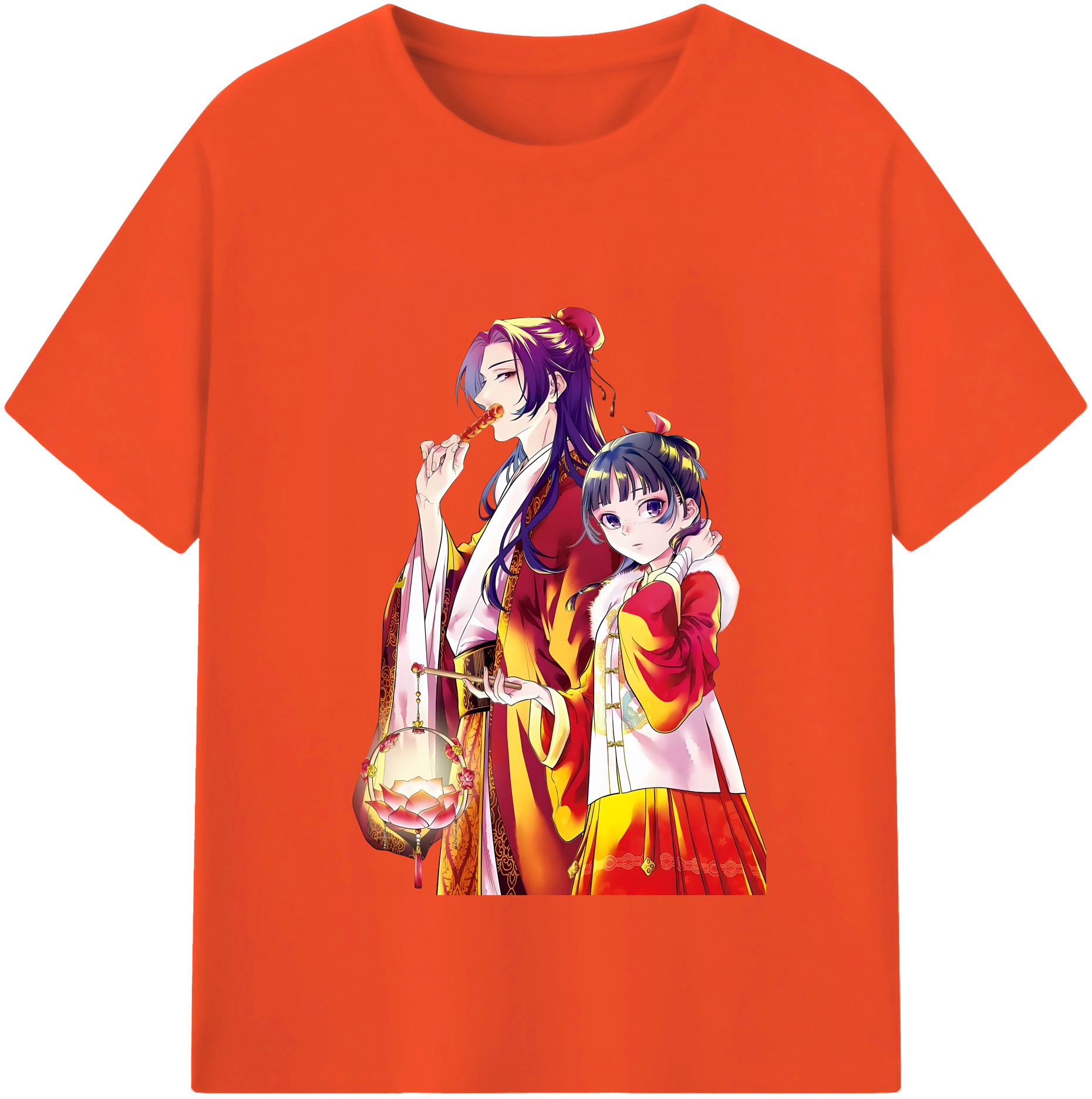 （画像用） 薬屋のひとりごと The Apothecary Diaries 綿100％半袖Tシャツ（フロントプリント）