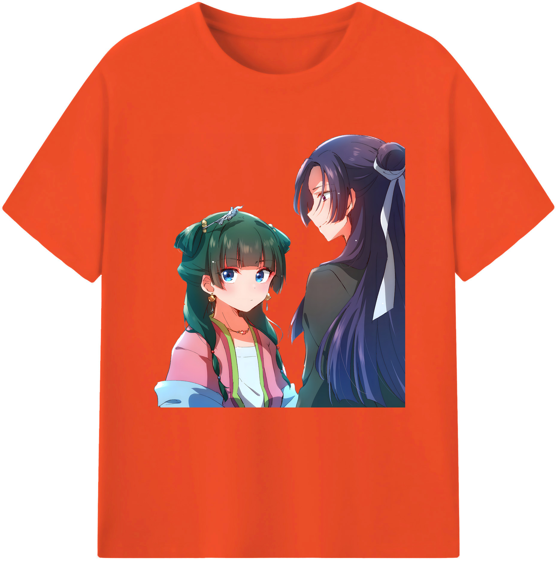 （画像用） 薬屋のひとりごと The Apothecary Diaries 綿100％半袖Tシャツ（フロントプリント）