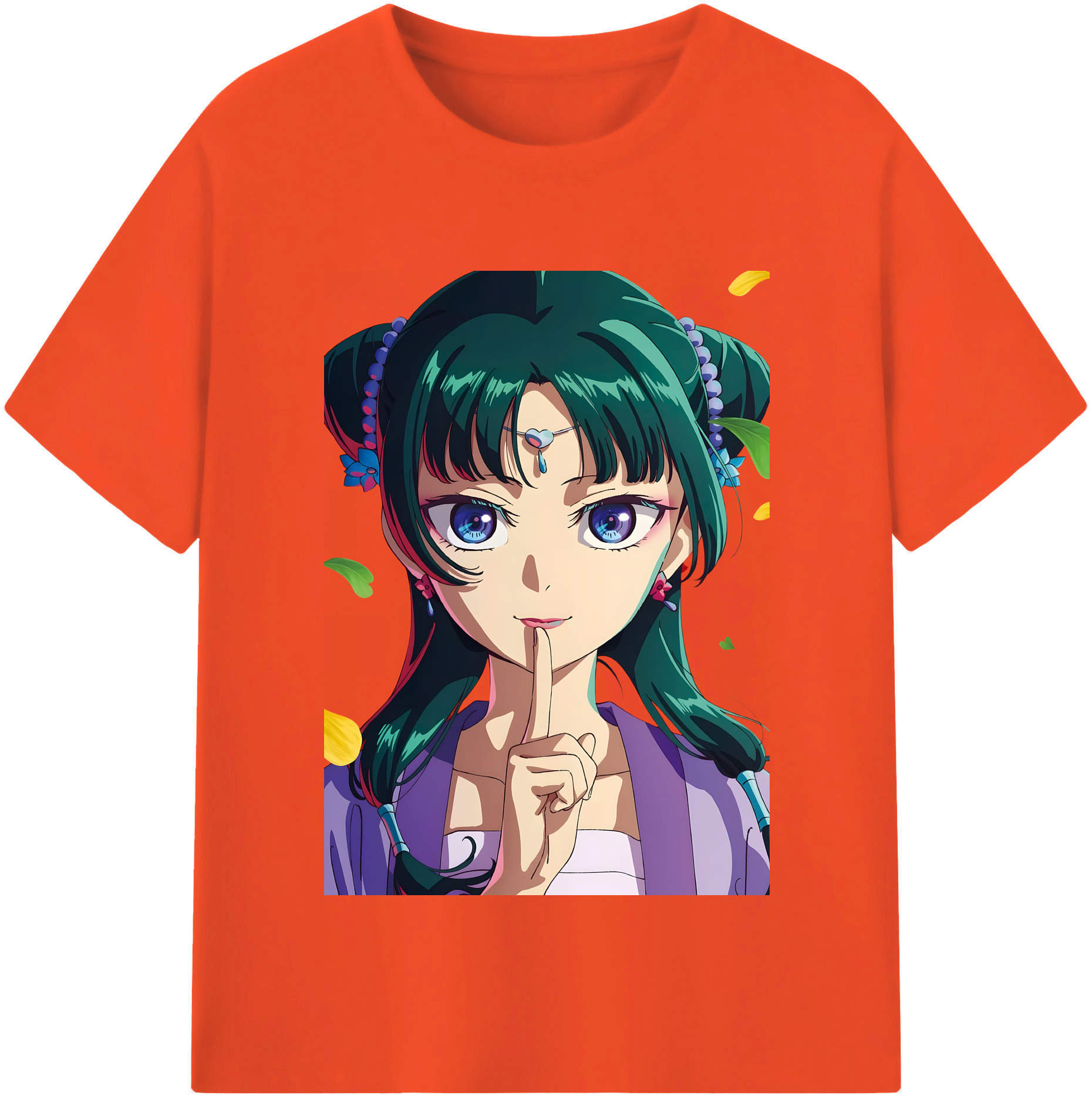 （画像用） 薬屋のひとりごと The Apothecary Diaries 綿100％半袖Tシャツ（フロントプリント）