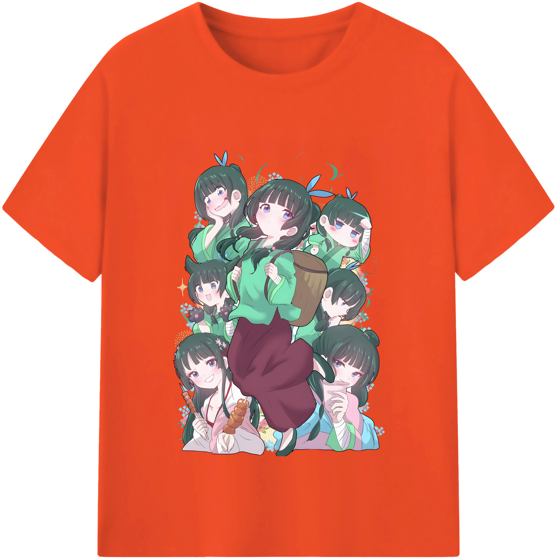 （画像用） 薬屋のひとりごと The Apothecary Diaries 綿100％半袖Tシャツ（フロントプリント）