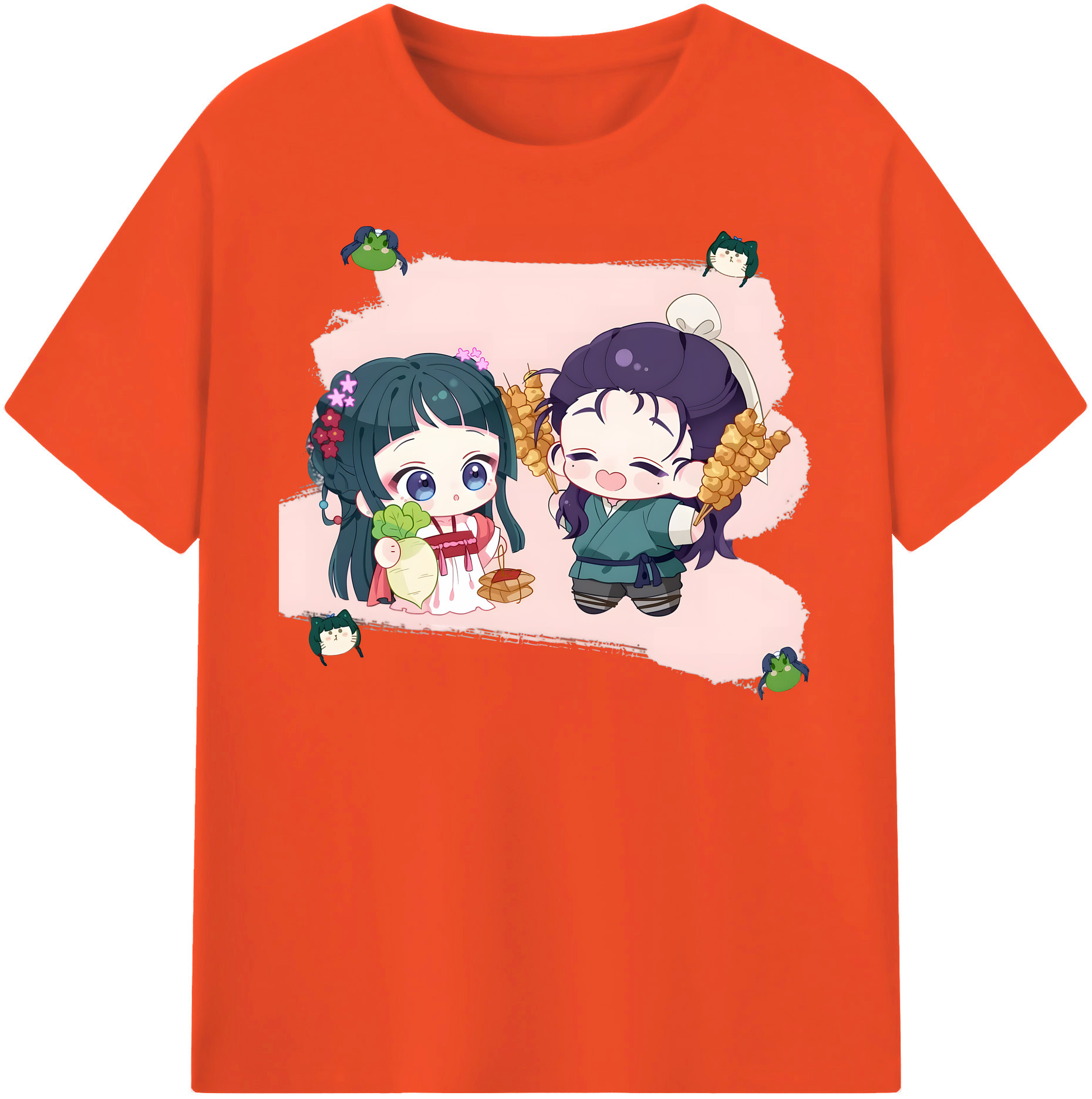 （画像用） 薬屋のひとりごと The Apothecary Diaries 綿100％半袖Tシャツ（フロントプリント）