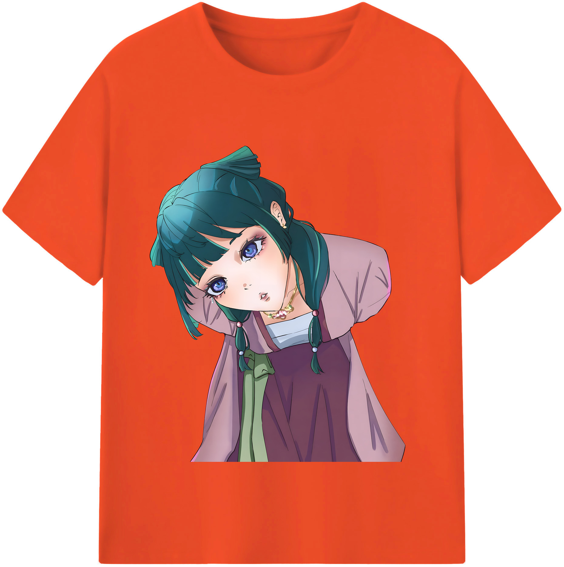（画像用） 薬屋のひとりごと The Apothecary Diaries 綿100％半袖Tシャツ（フロントプリント）