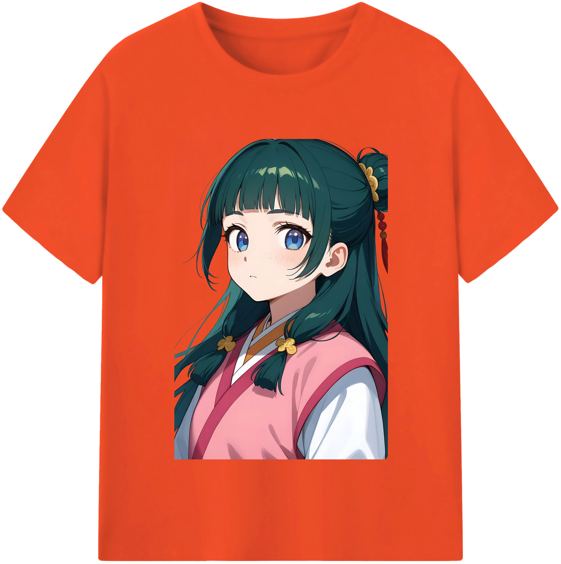 （画像用） 薬屋のひとりごと The Apothecary Diaries 綿100％半袖Tシャツ（フロントプリント）