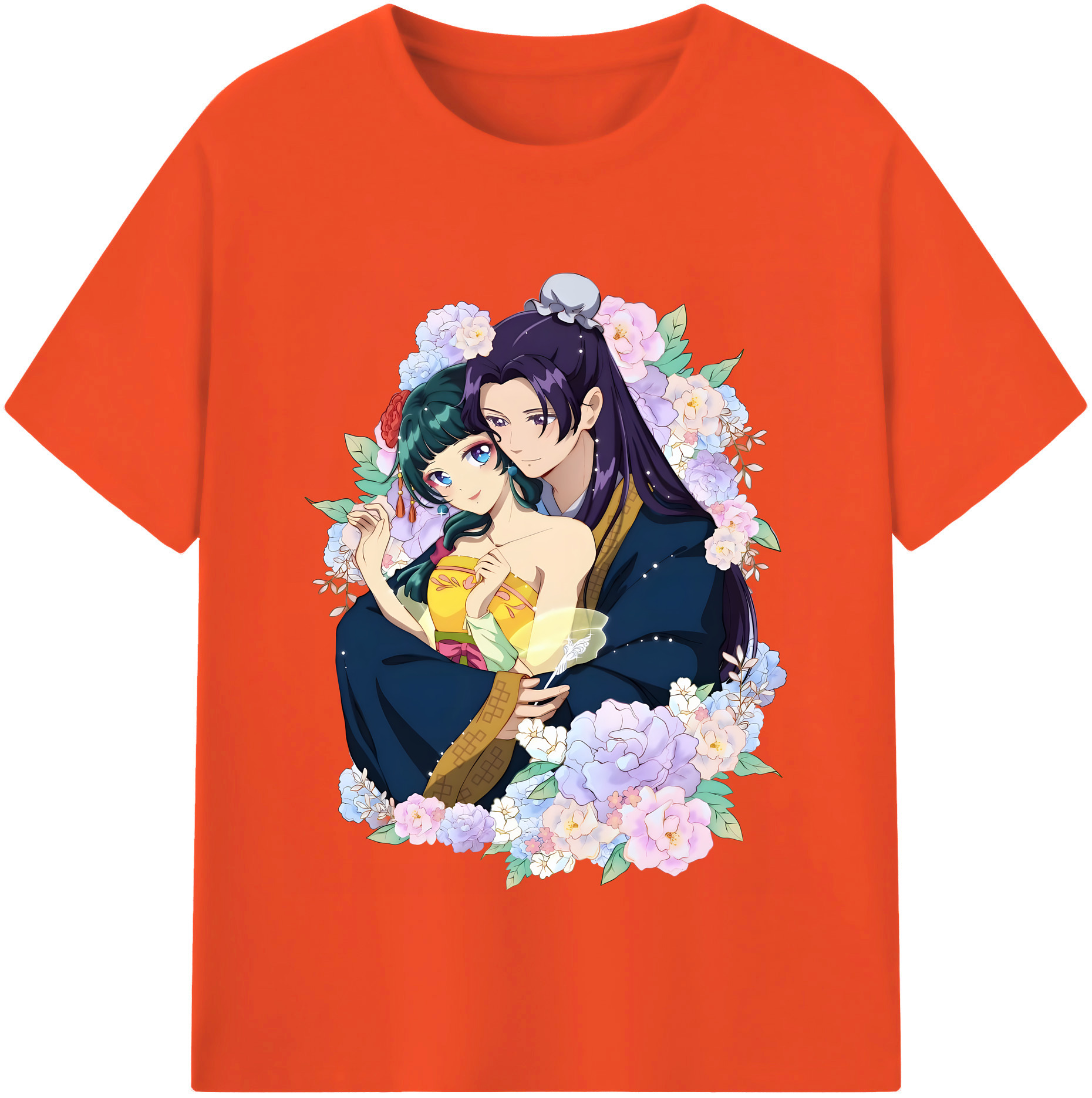 （画像用） 薬屋のひとりごと The Apothecary Diaries 綿100％半袖Tシャツ（フロントプリント）
