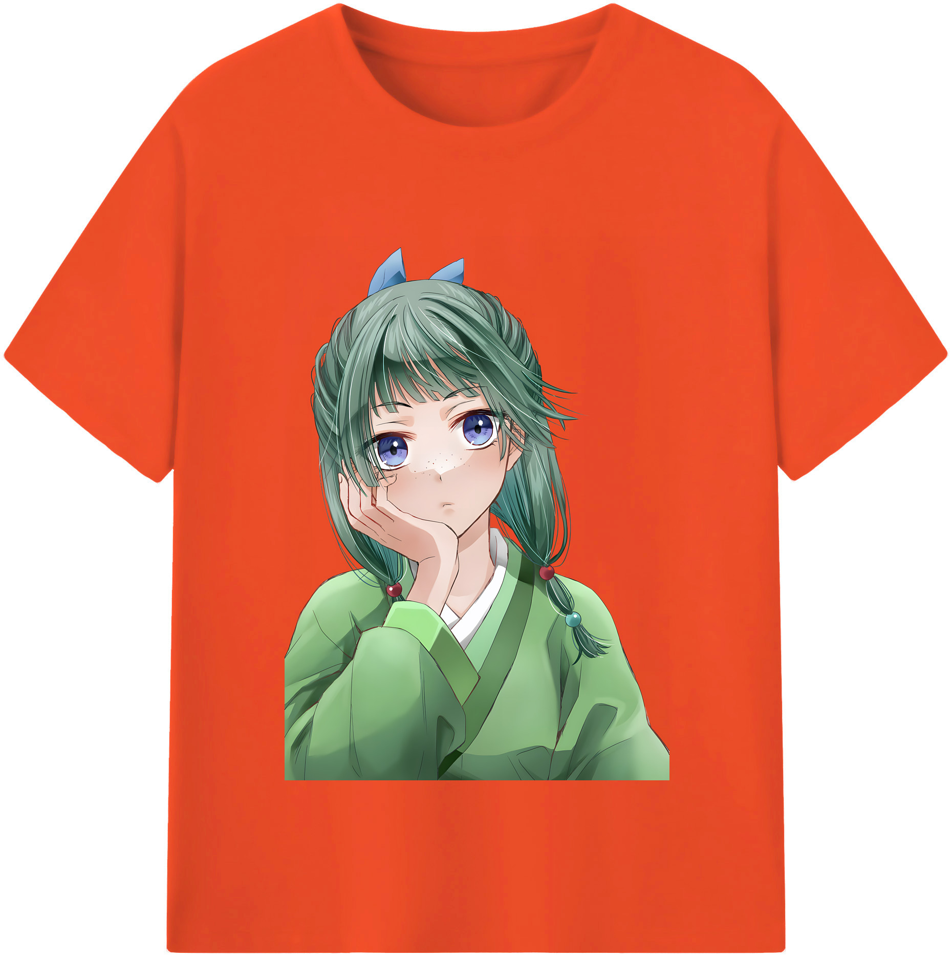 （画像用） 薬屋のひとりごと The Apothecary Diaries 綿100％半袖Tシャツ（フロントプリント）