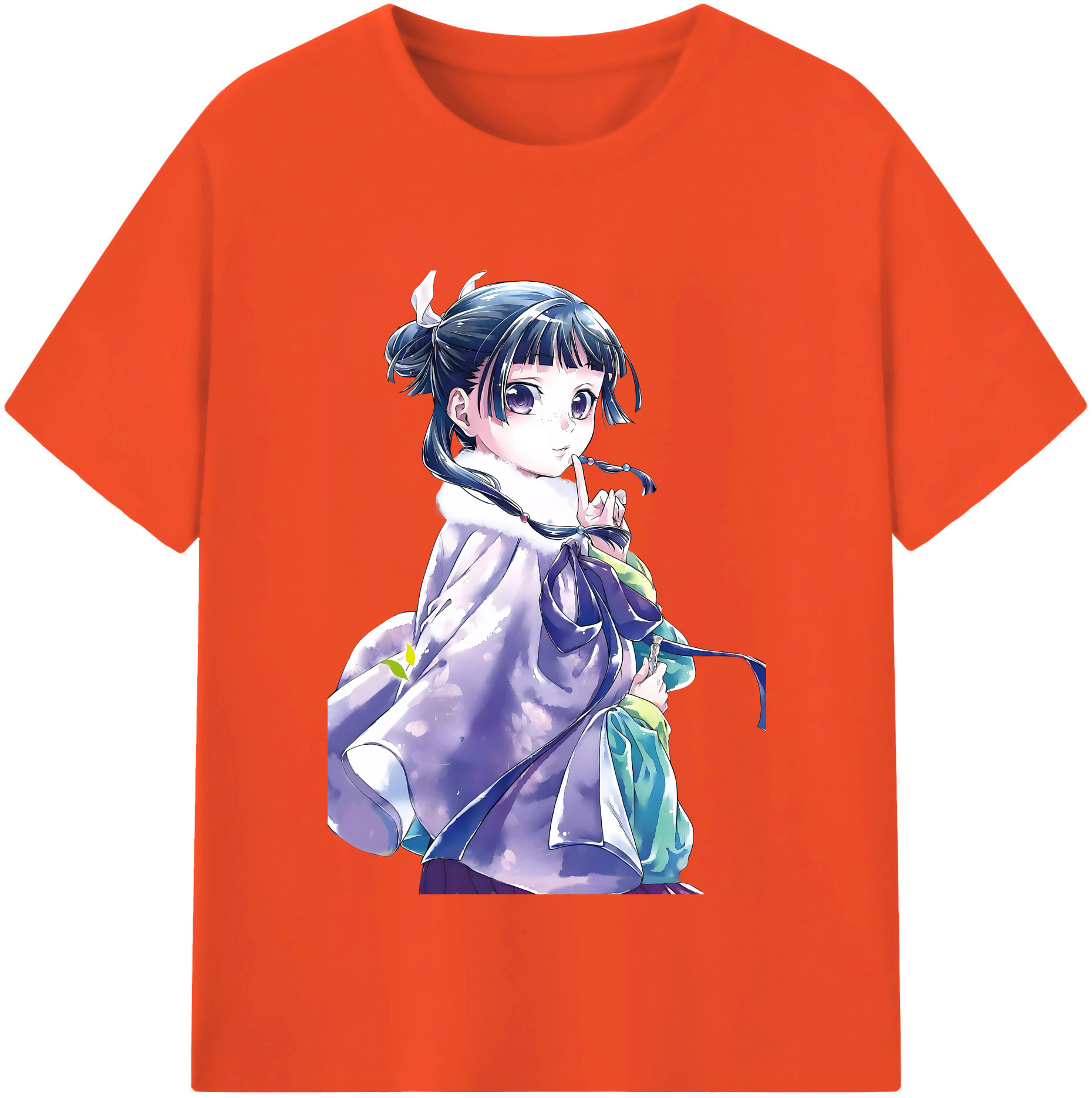 （画像用） 薬屋のひとりごと The Apothecary Diaries 綿100％半袖Tシャツ（フロントプリント）