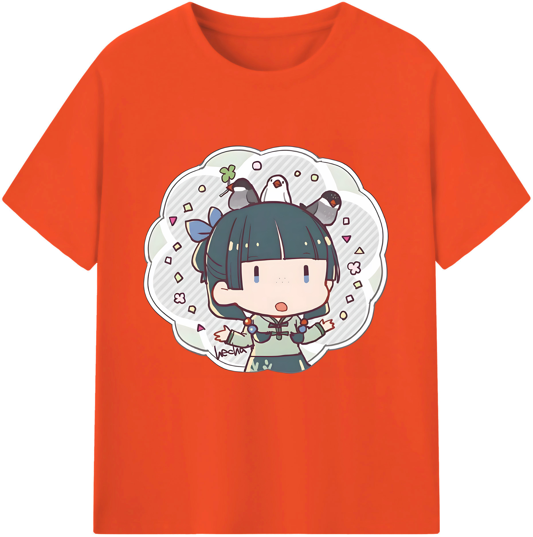 （画像用） 薬屋のひとりごと The Apothecary Diaries 綿100％半袖Tシャツ（フロントプリント）
