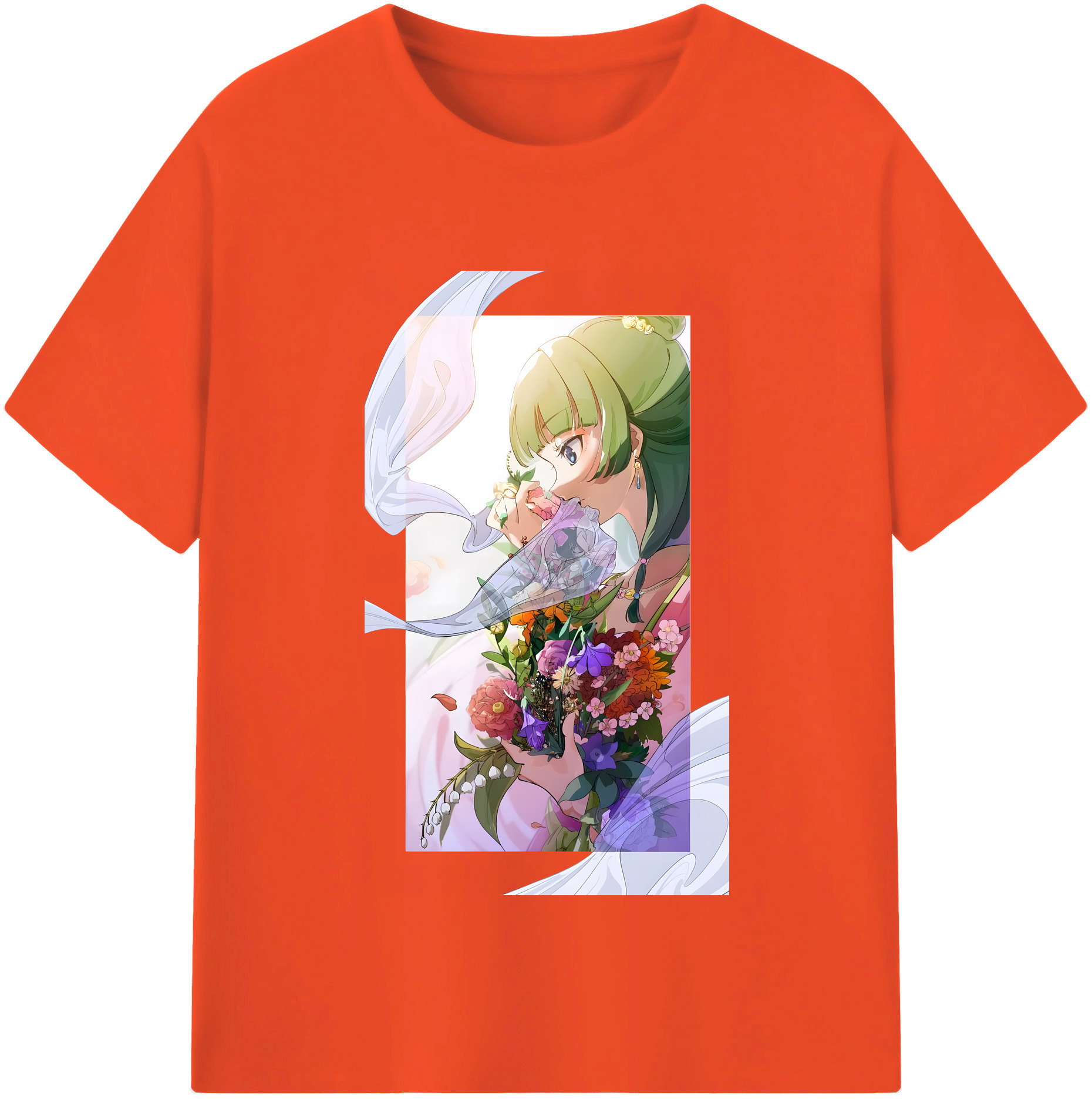 （画像用） 薬屋のひとりごと The Apothecary Diaries 綿100％半袖Tシャツ（フロントプリント）