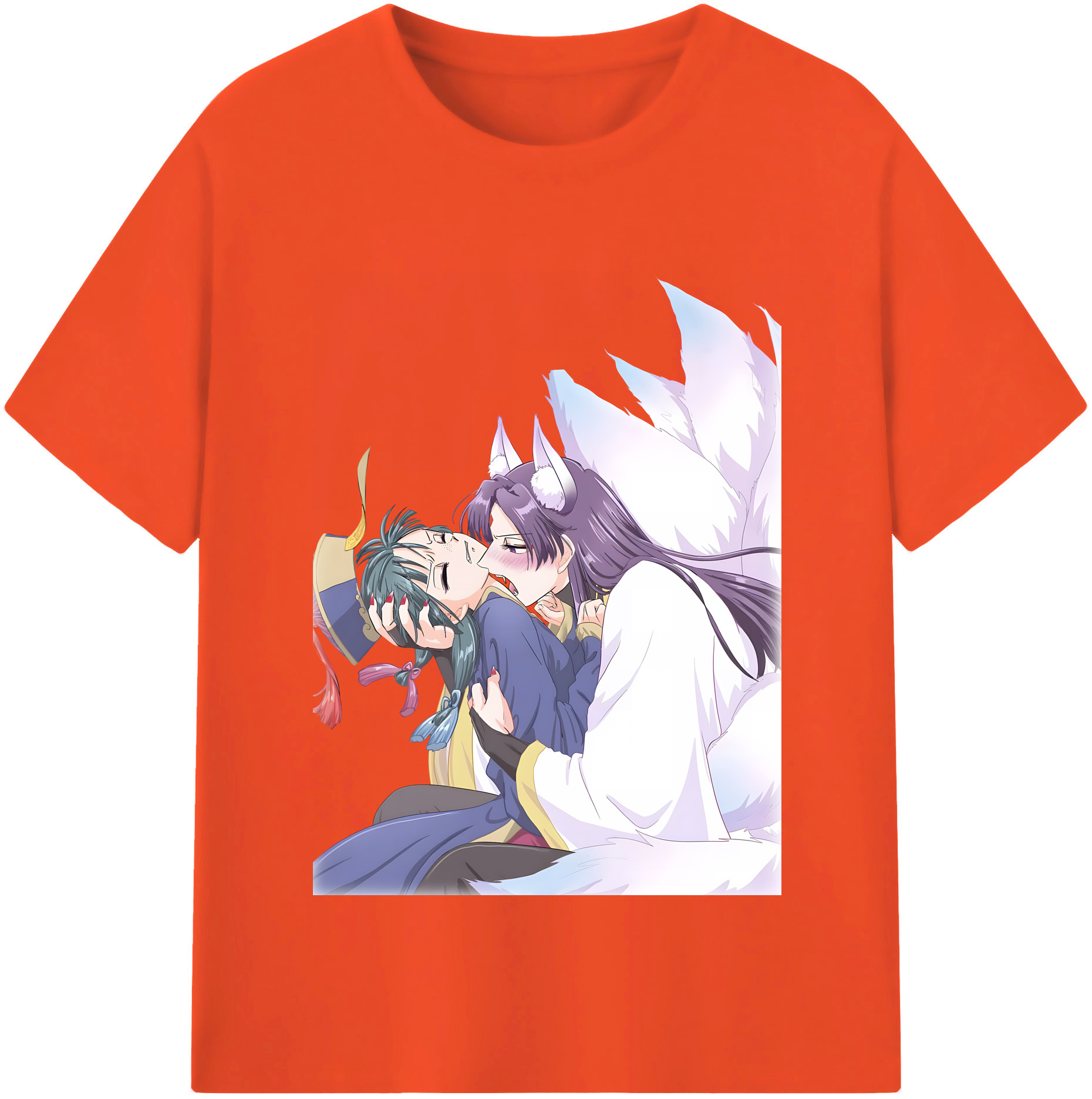 （画像用） 薬屋のひとりごと The Apothecary Diaries 綿100％半袖Tシャツ（フロントプリント）