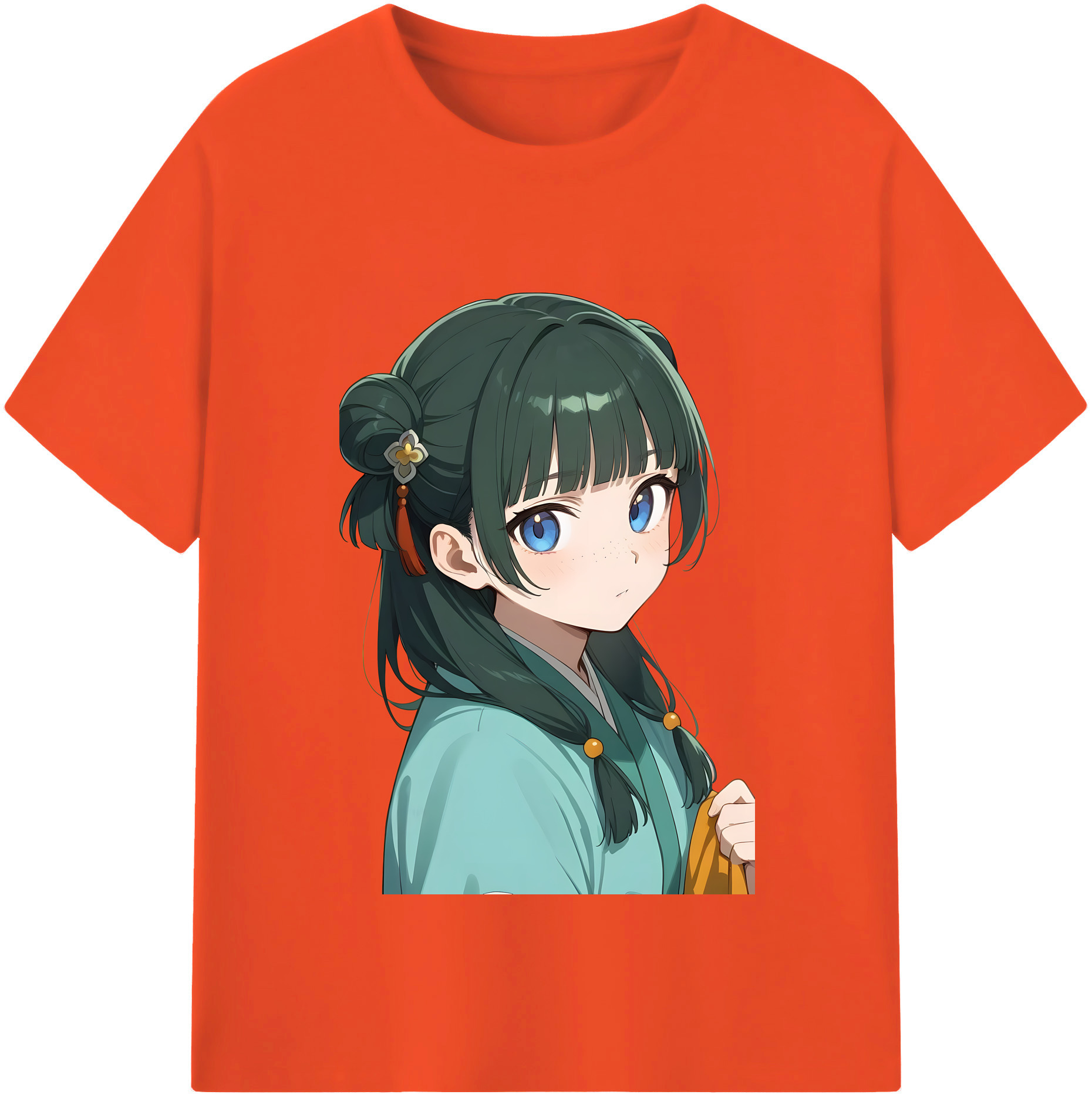 （画像用） 薬屋のひとりごと The Apothecary Diaries 綿100％半袖Tシャツ（フロントプリント）