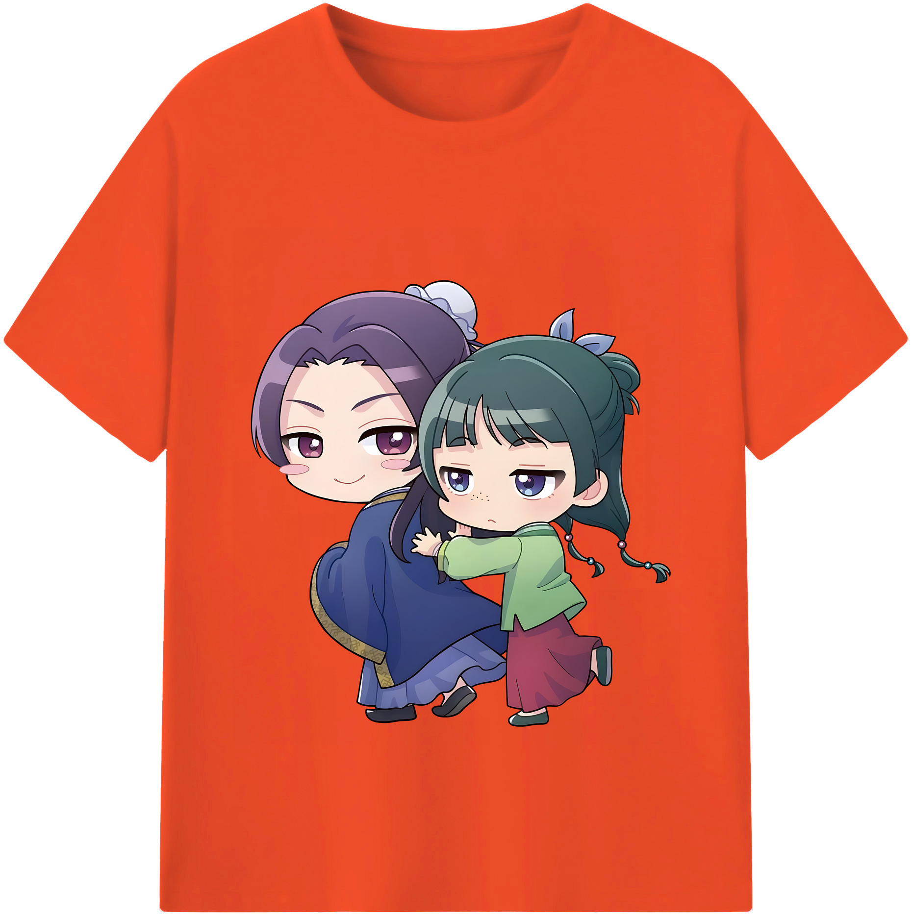 （画像用） 薬屋のひとりごと The Apothecary Diaries 綿100％半袖Tシャツ（フロントプリント）