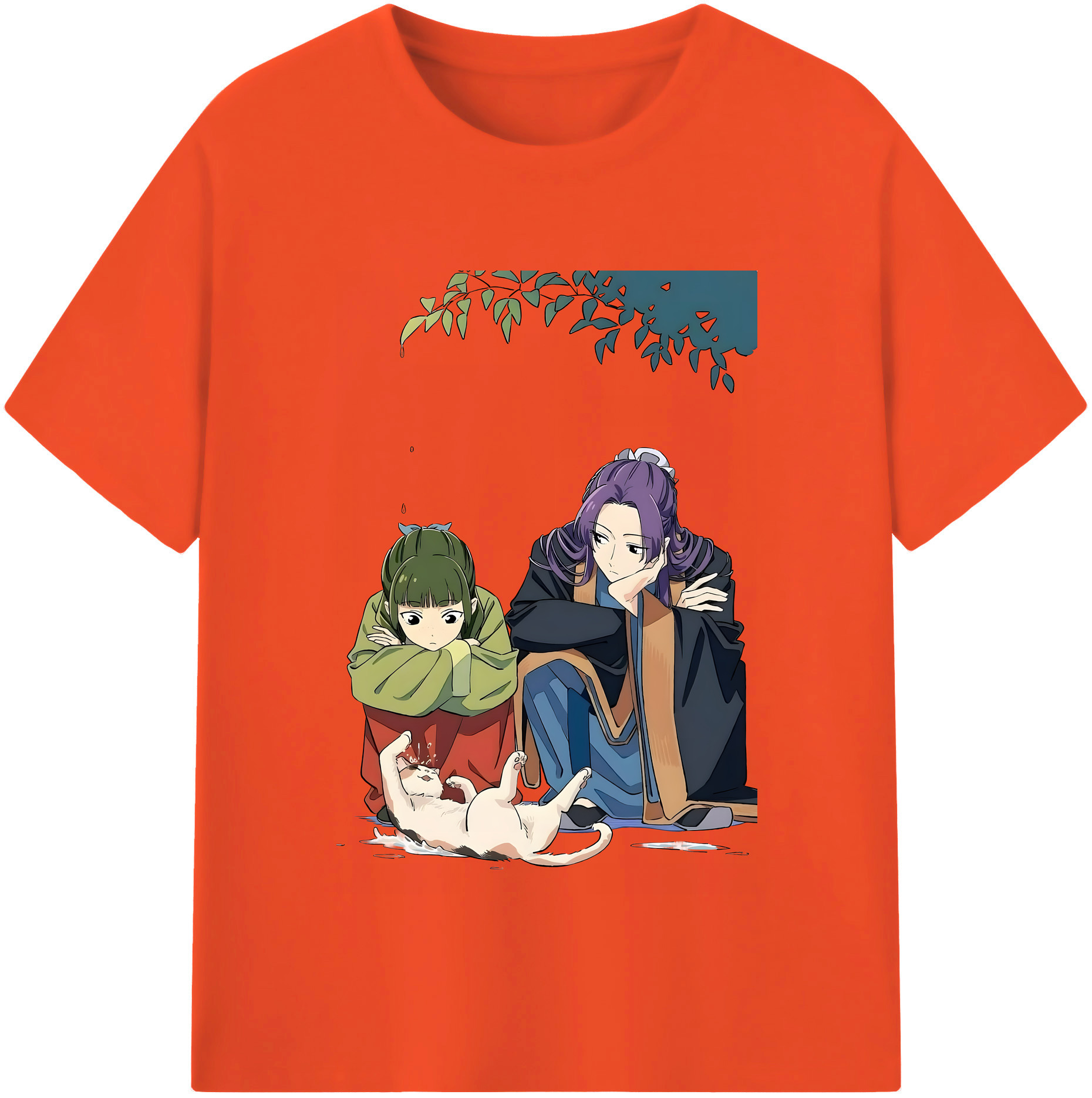（画像用） 薬屋のひとりごと The Apothecary Diaries 綿100％半袖Tシャツ（フロントプリント）