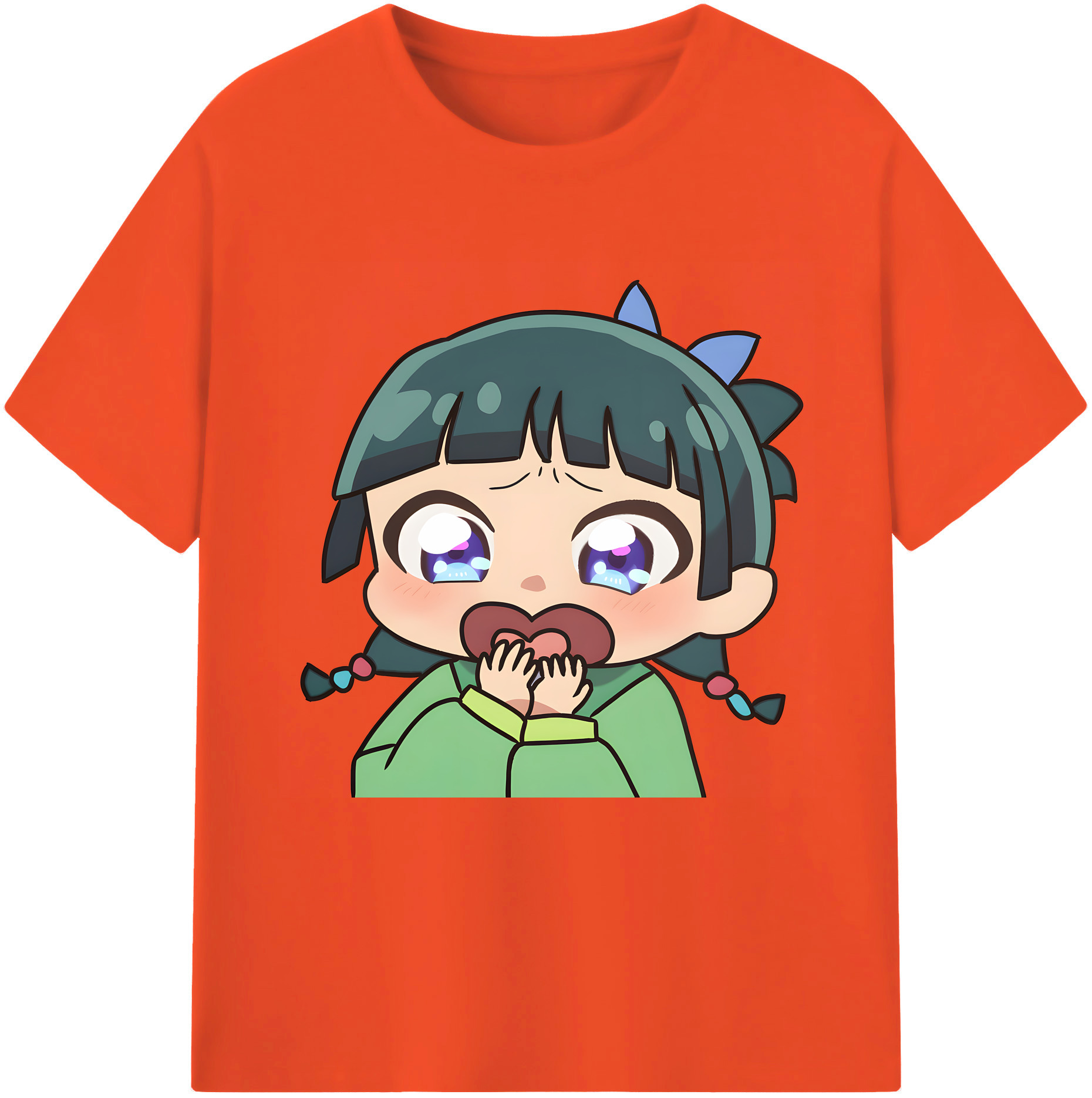 （画像用） 薬屋のひとりごと The Apothecary Diaries 綿100％半袖Tシャツ（フロントプリント）