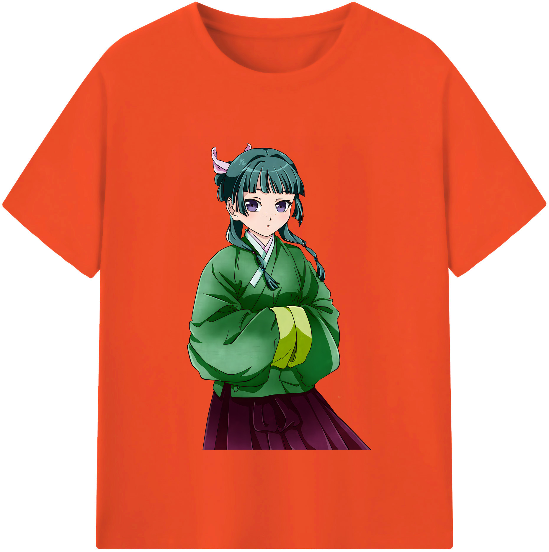 （画像用） 薬屋のひとりごと The Apothecary Diaries 綿100％半袖Tシャツ（フロントプリント）