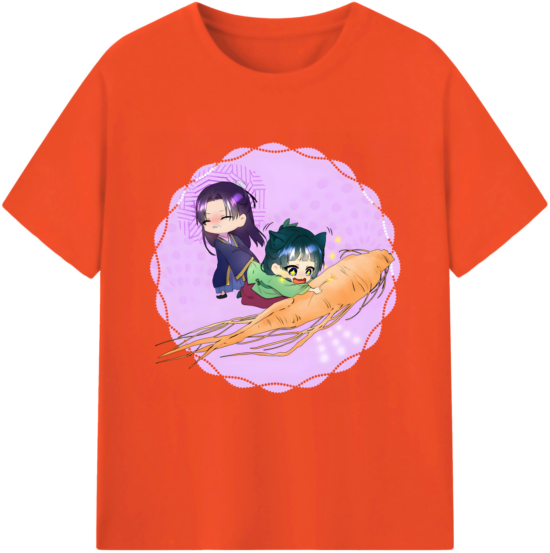 （画像用） 薬屋のひとりごと The Apothecary Diaries 綿100％半袖Tシャツ（フロントプリント）
