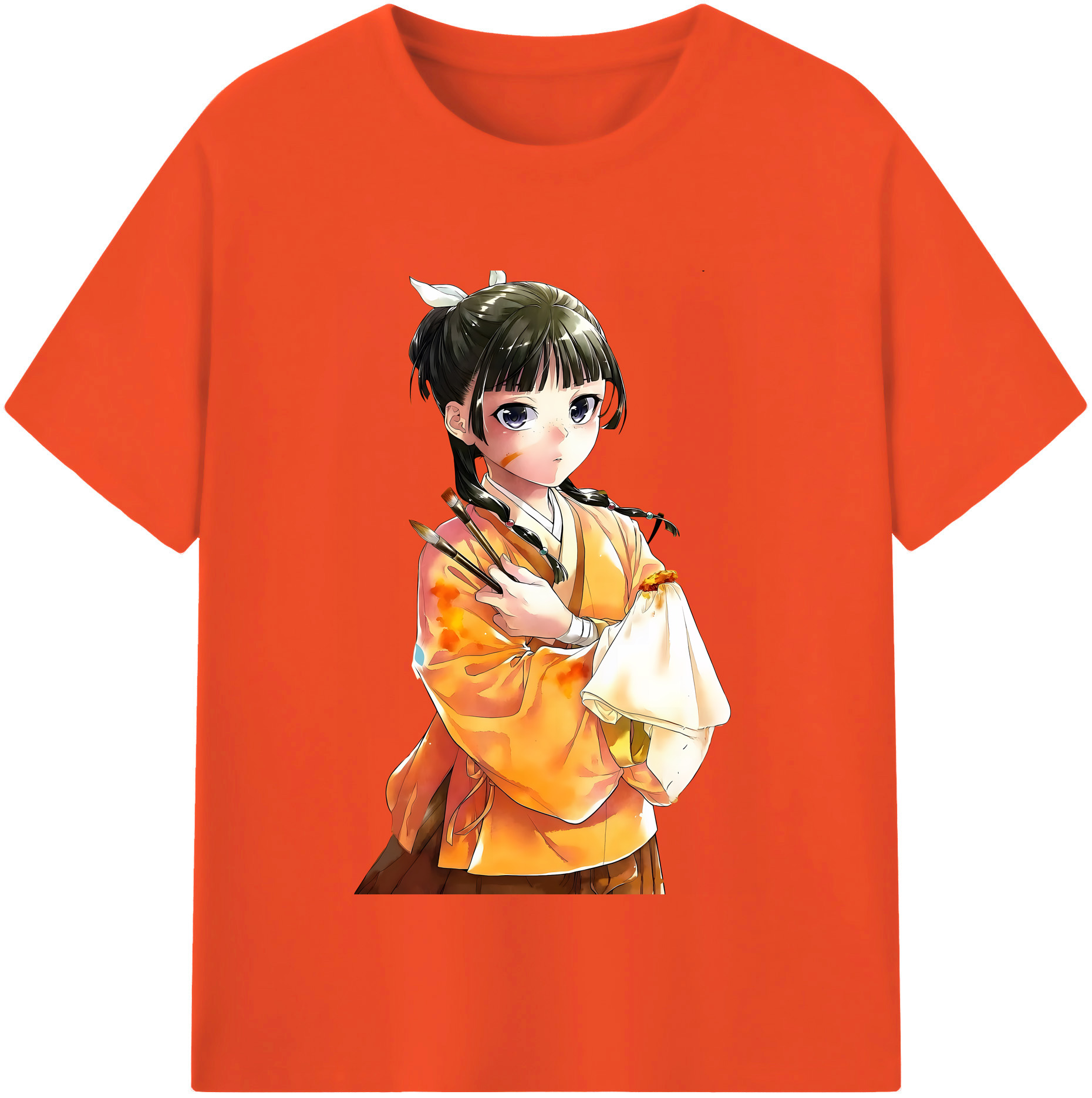 （画像用） 薬屋のひとりごと The Apothecary Diaries 綿100％半袖Tシャツ（フロントプリント）