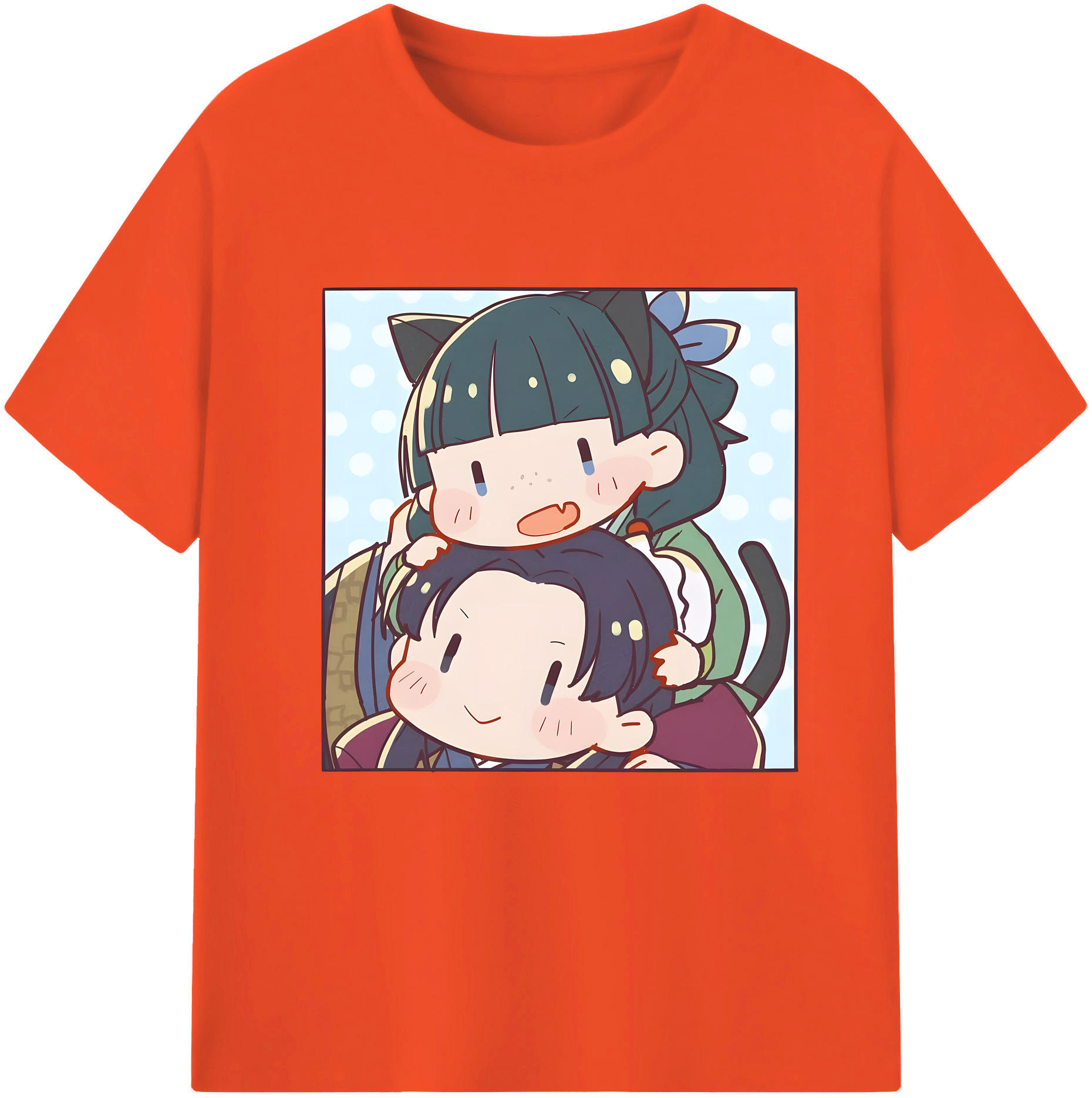 （画像用） 薬屋のひとりごと The Apothecary Diaries 綿100％半袖Tシャツ（フロントプリント）