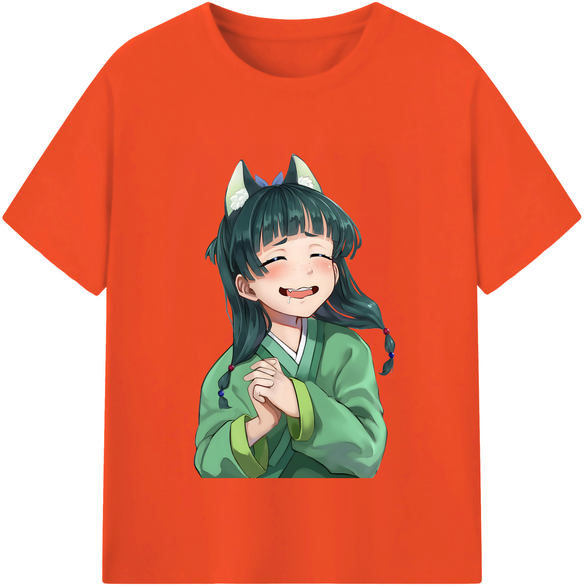 （画像用） 薬屋のひとりごと The Apothecary Diaries 綿100％半袖Tシャツ（フロントプリント）