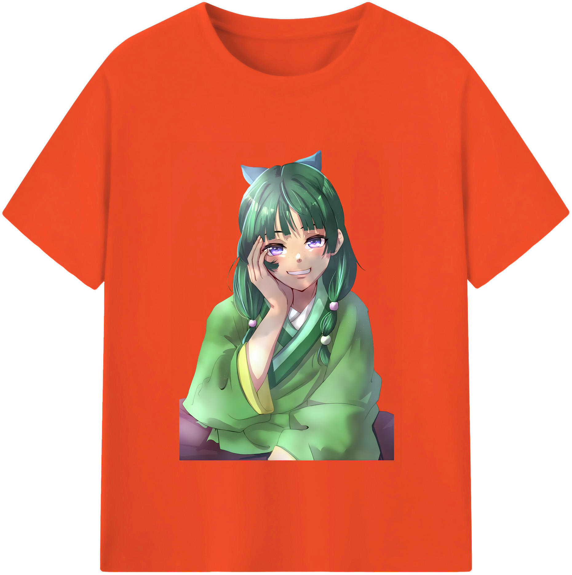 （画像用） 薬屋のひとりごと The Apothecary Diaries 綿100％半袖Tシャツ（フロントプリント）