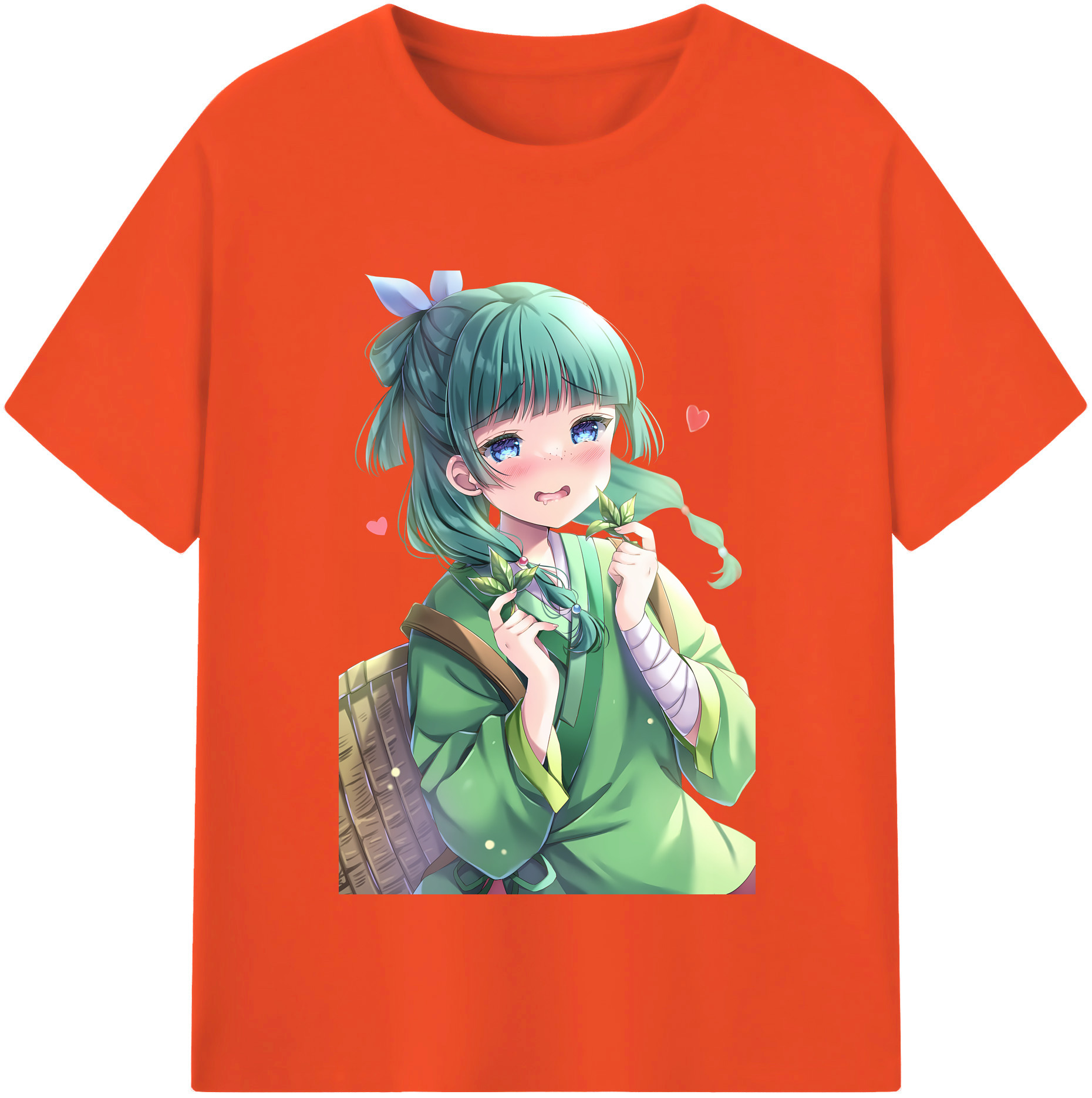 （画像用） 薬屋のひとりごと The Apothecary Diaries 綿100％半袖Tシャツ（フロントプリント）
