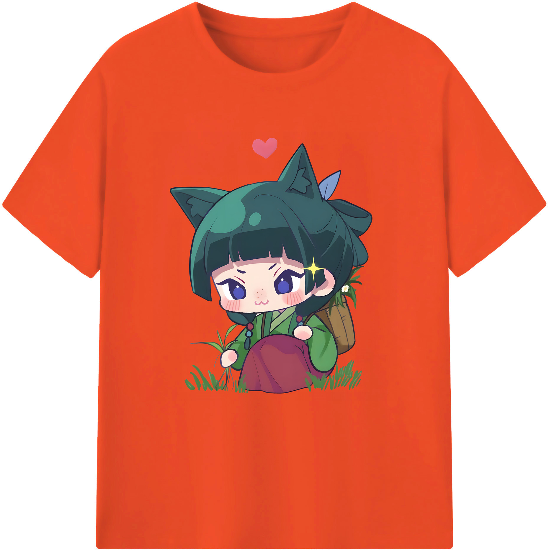 （画像用） 薬屋のひとりごと The Apothecary Diaries 綿100％半袖Tシャツ（フロントプリント）