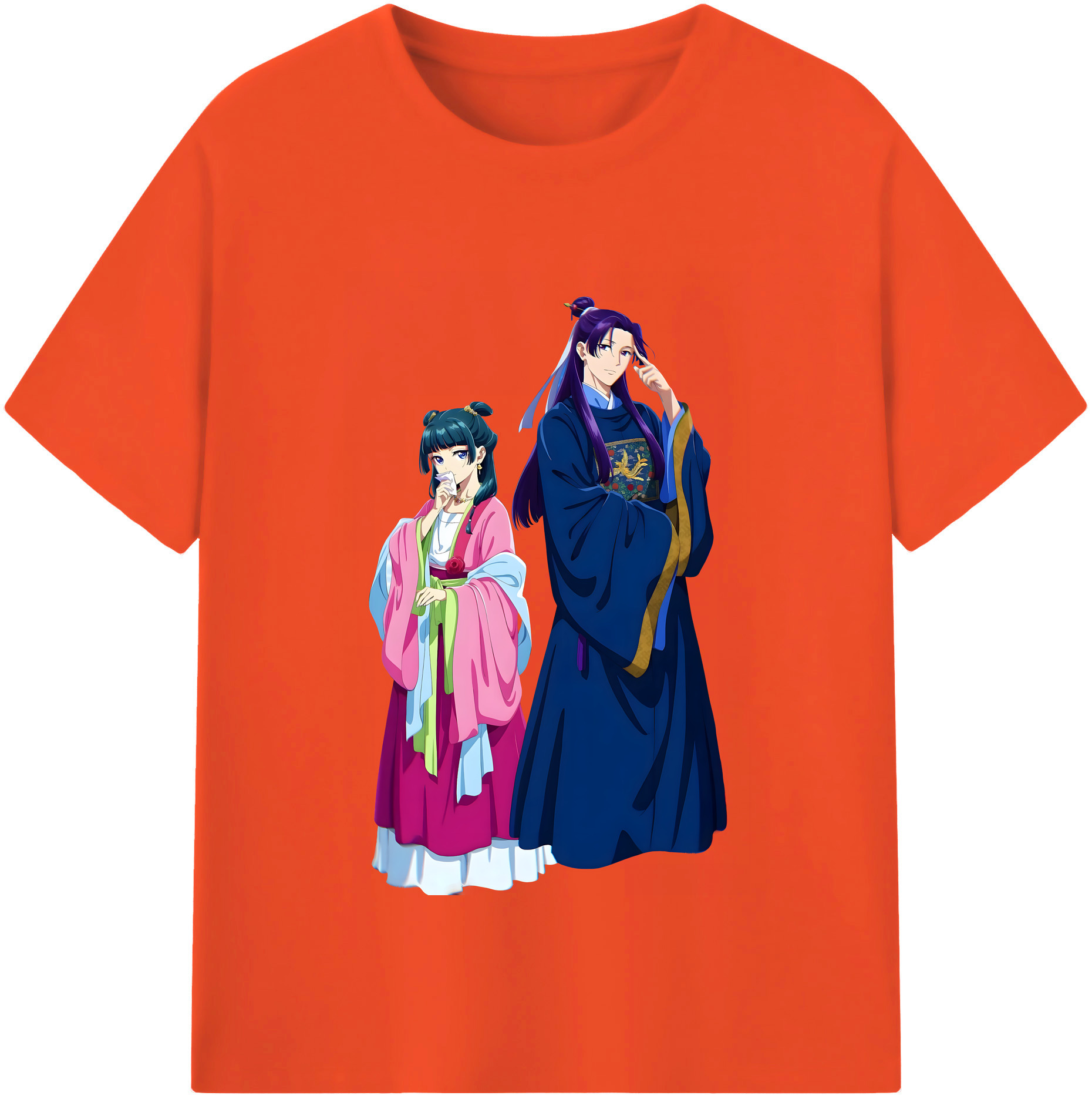 （画像用） 薬屋のひとりごと The Apothecary Diaries 綿100％半袖Tシャツ（フロントプリント）