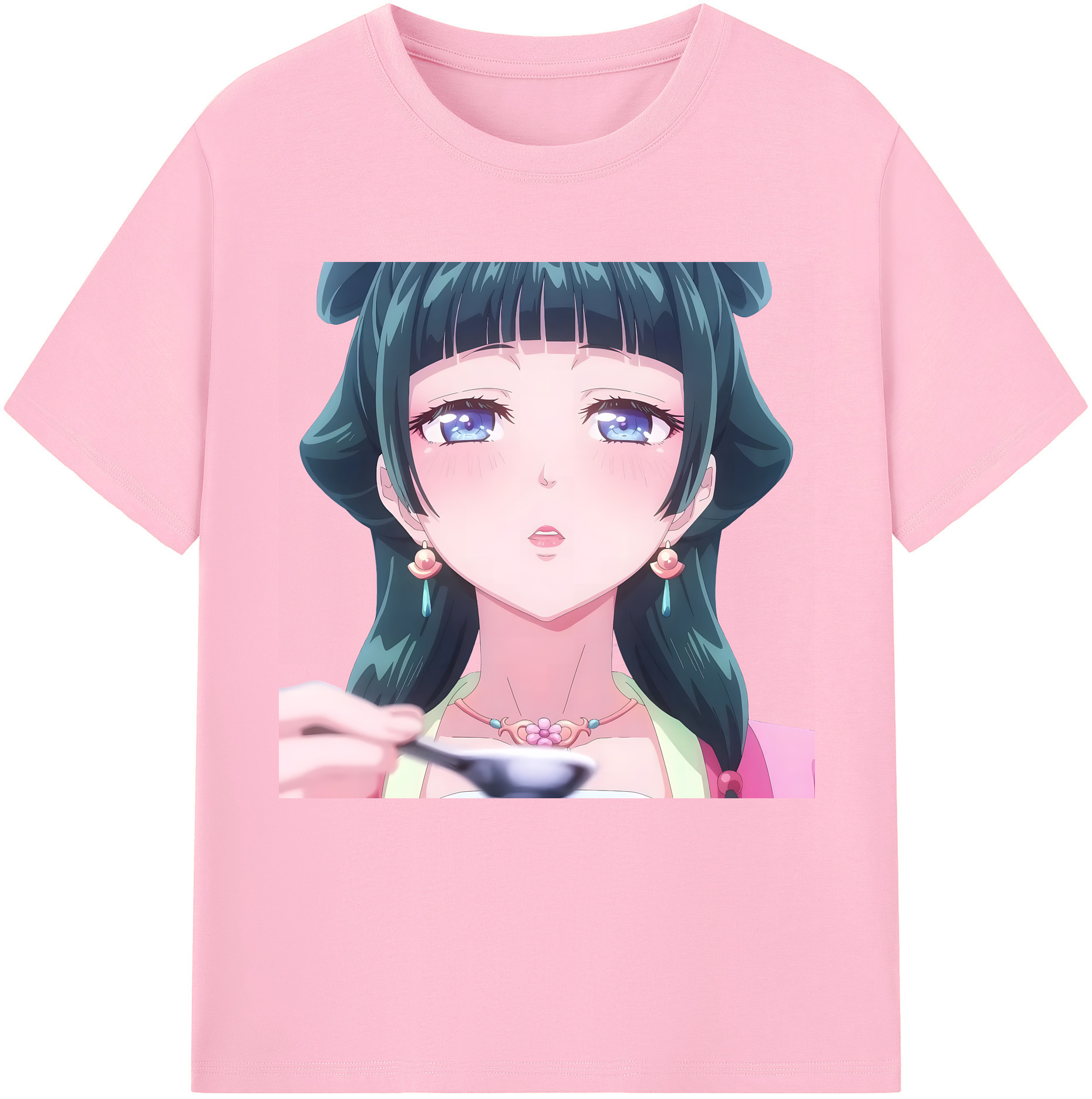 （画像用） 薬屋のひとりごと The Apothecary Diaries 綿100％半袖Tシャツ（フロントプリント）