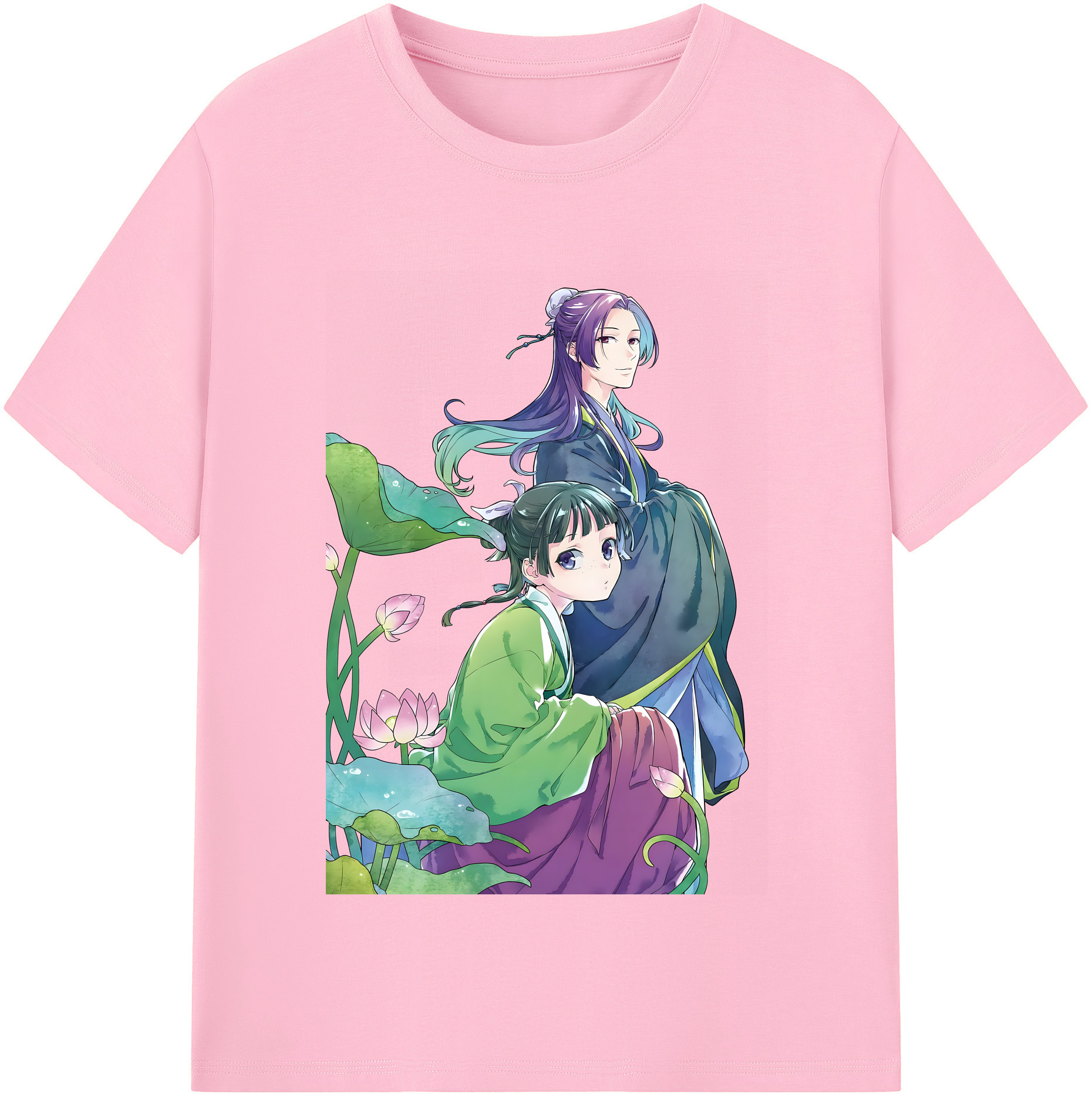 （画像用） 薬屋のひとりごと The Apothecary Diaries 綿100％半袖Tシャツ（フロントプリント）