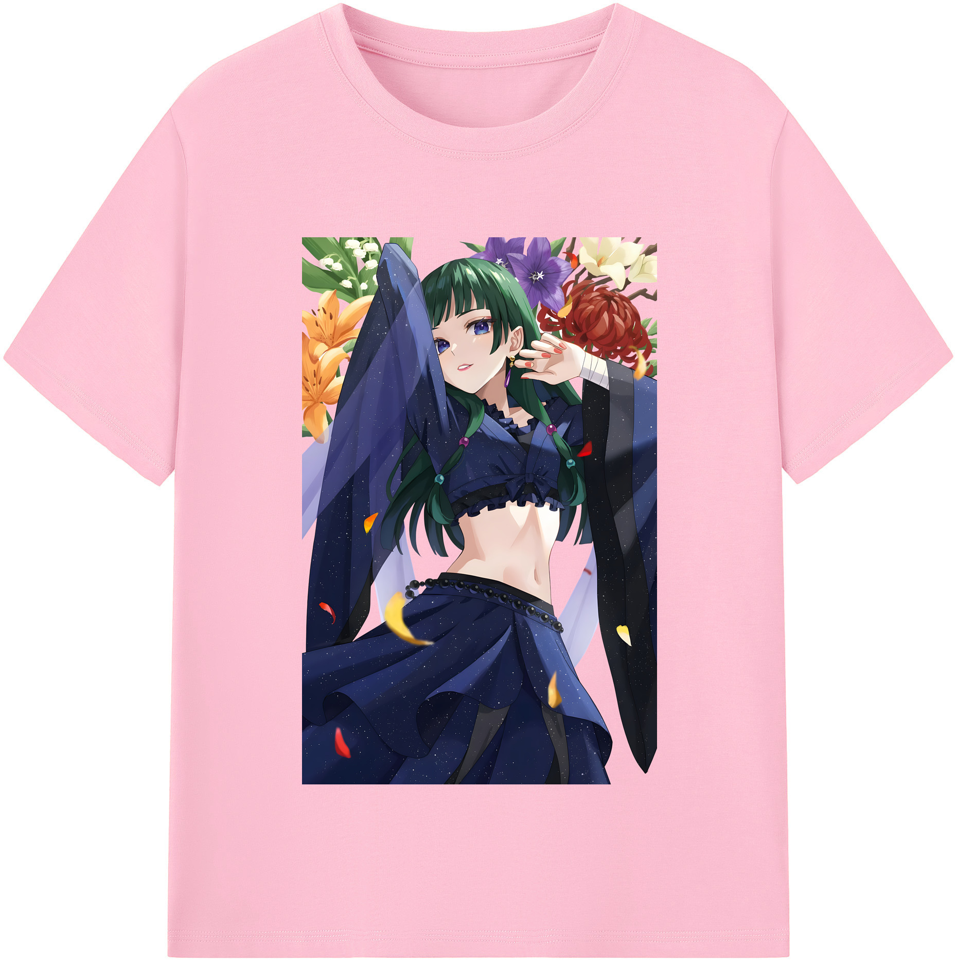 （画像用） 薬屋のひとりごと The Apothecary Diaries 綿100％半袖Tシャツ（フロントプリント）