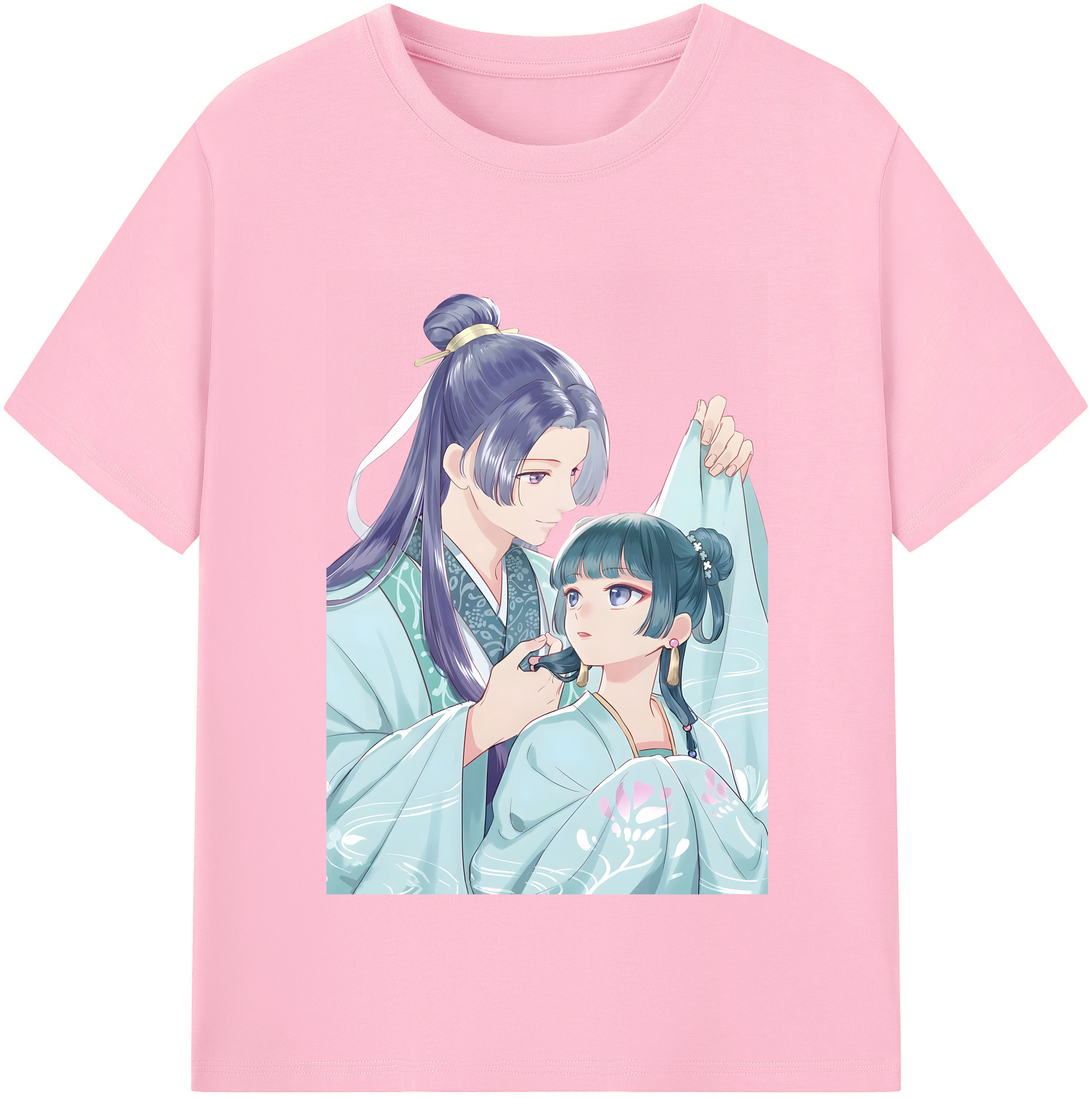 （画像用） 薬屋のひとりごと The Apothecary Diaries 綿100％半袖Tシャツ（フロントプリント）
