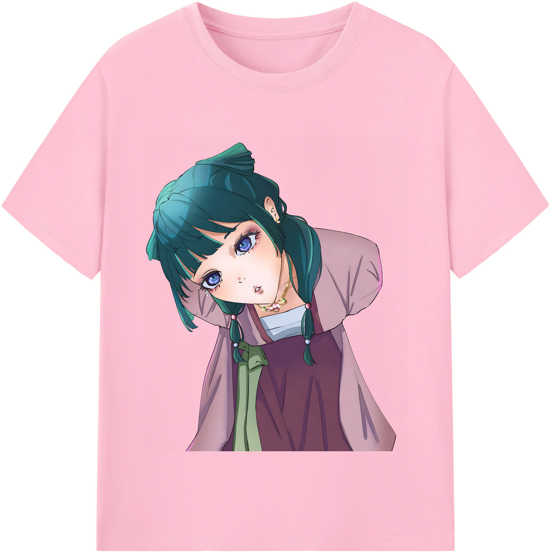 （画像用） 薬屋のひとりごと The Apothecary Diaries 綿100％半袖Tシャツ（フロントプリント）