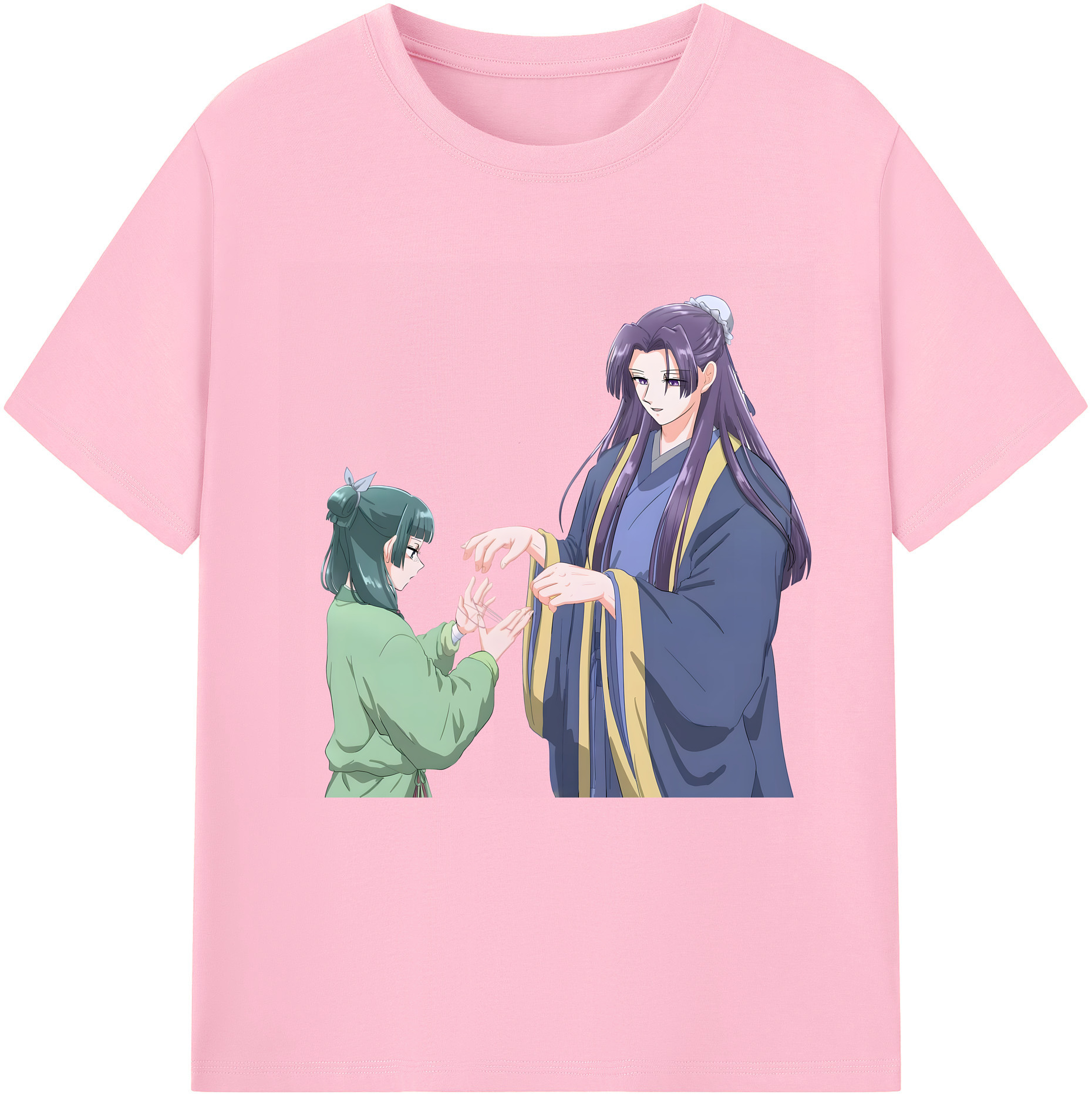 （画像用） 薬屋のひとりごと The Apothecary Diaries 綿100％半袖Tシャツ（フロントプリント）