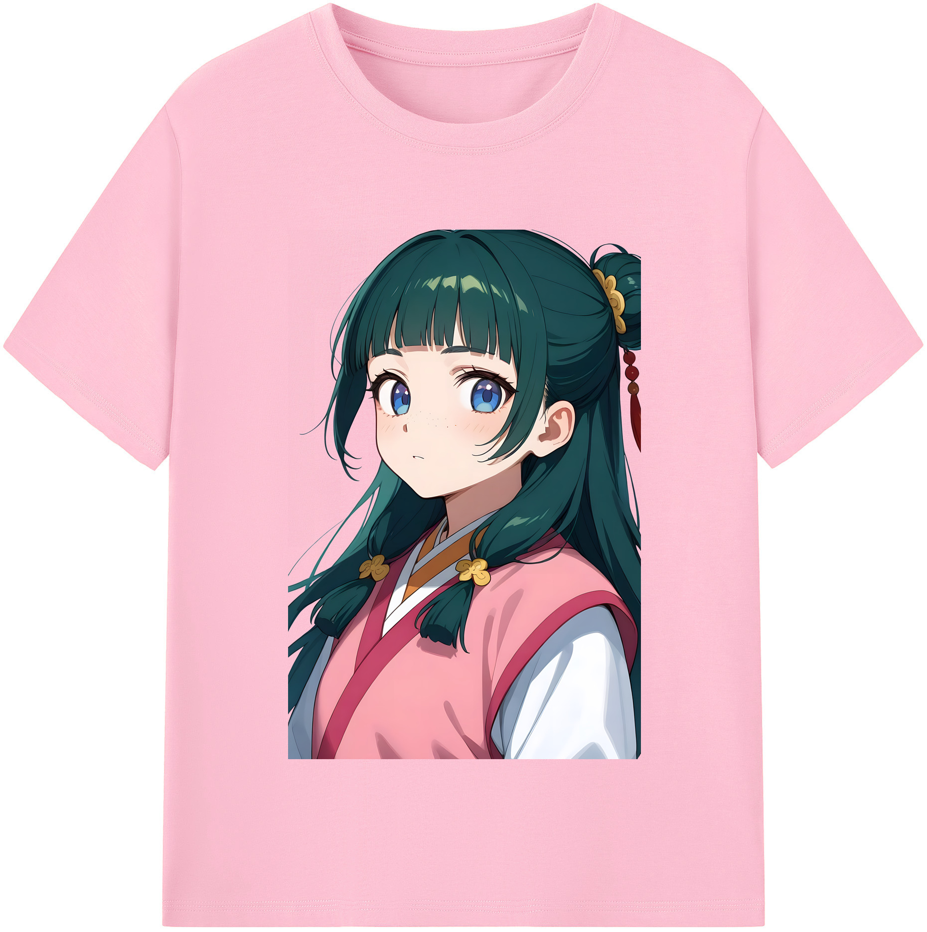 （画像用） 薬屋のひとりごと The Apothecary Diaries 綿100％半袖Tシャツ（フロントプリント）