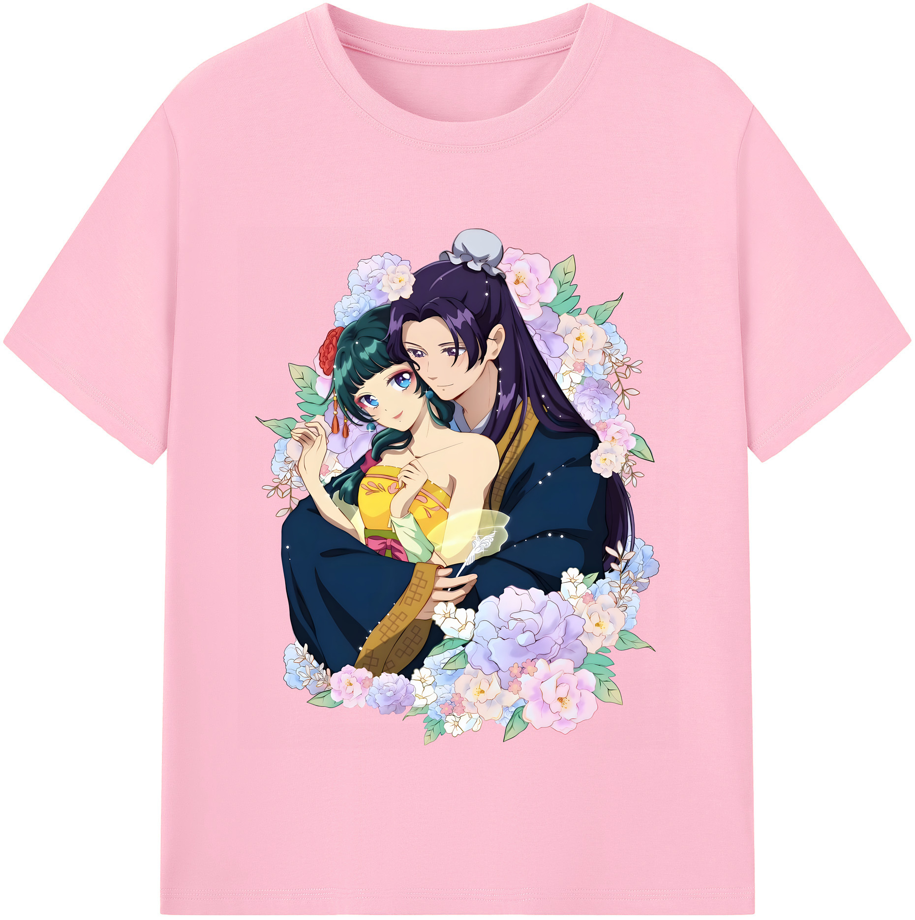 （画像用） 薬屋のひとりごと The Apothecary Diaries 綿100％半袖Tシャツ（フロントプリント）