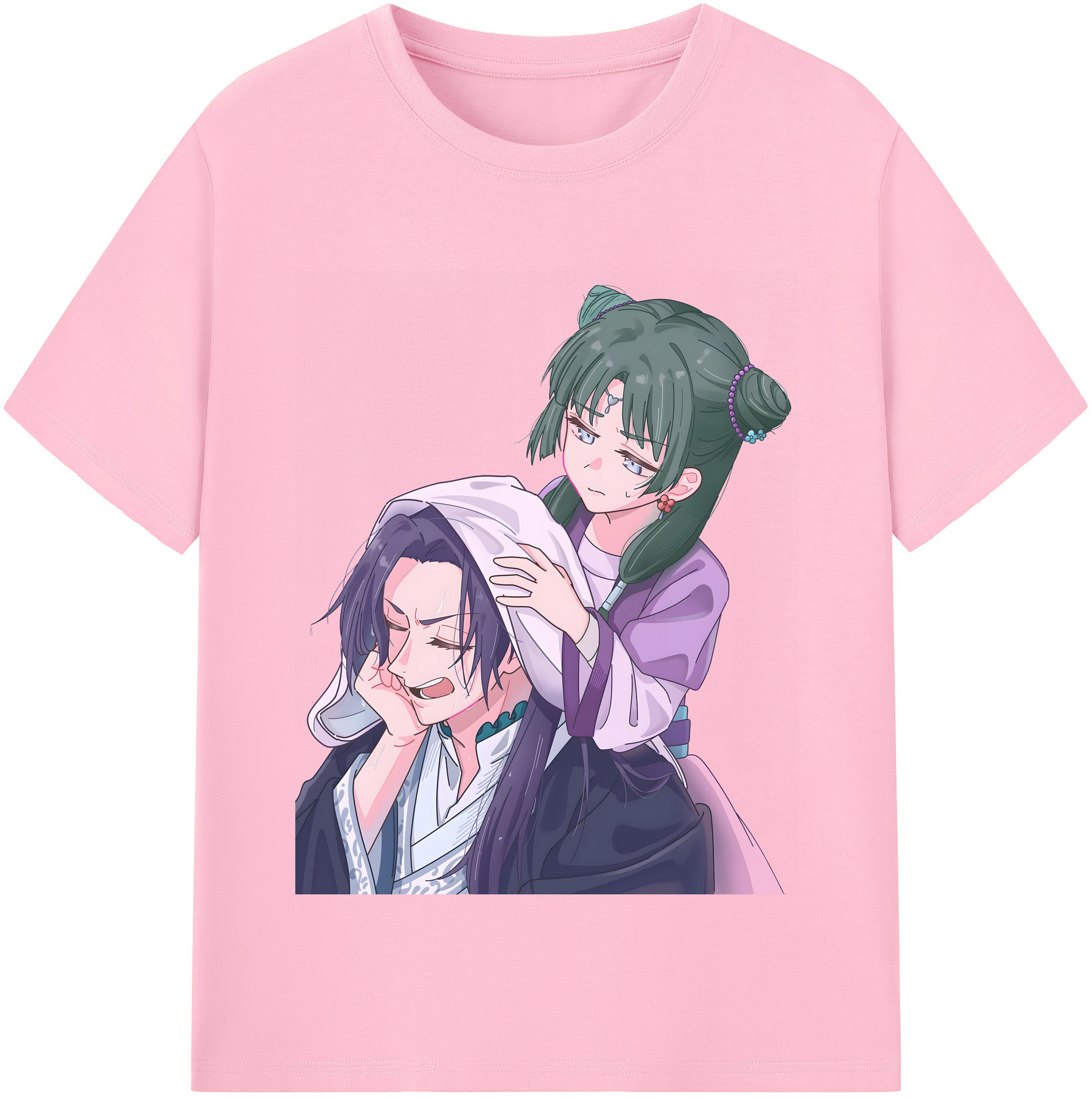 （画像用） 薬屋のひとりごと The Apothecary Diaries 綿100％半袖Tシャツ（フロントプリント）