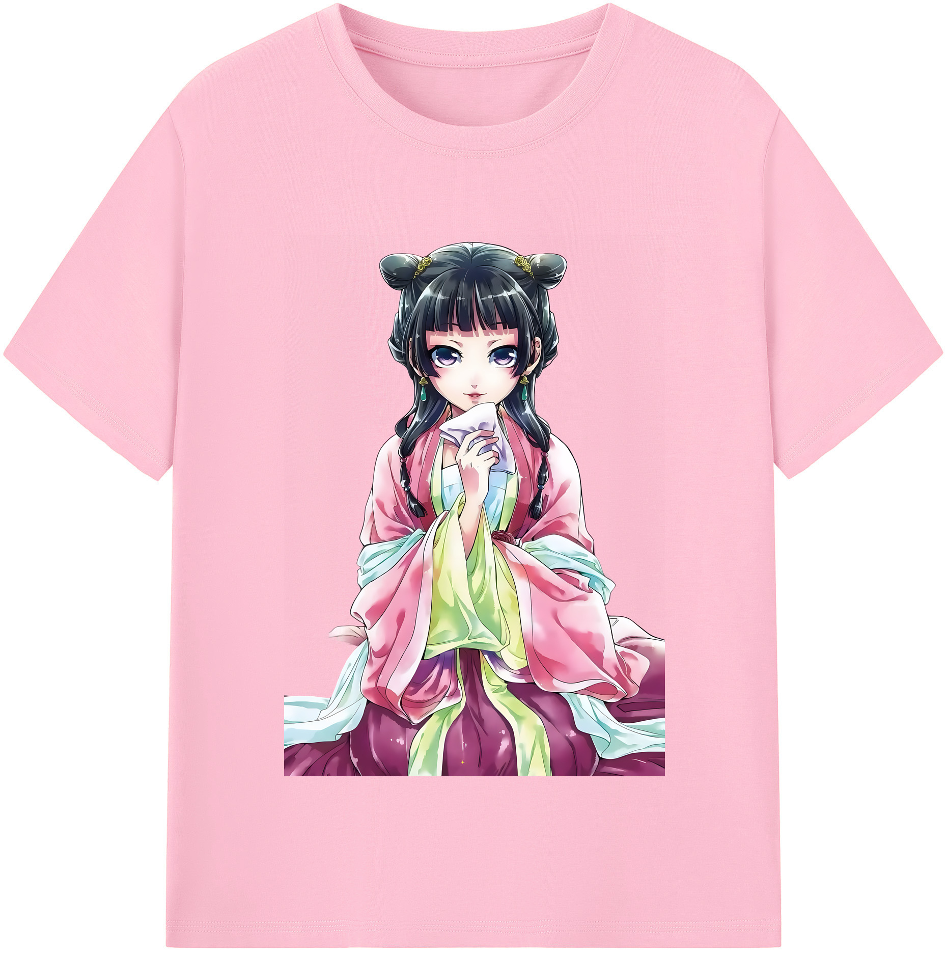 （画像用） 薬屋のひとりごと The Apothecary Diaries 綿100％半袖Tシャツ（フロントプリント）