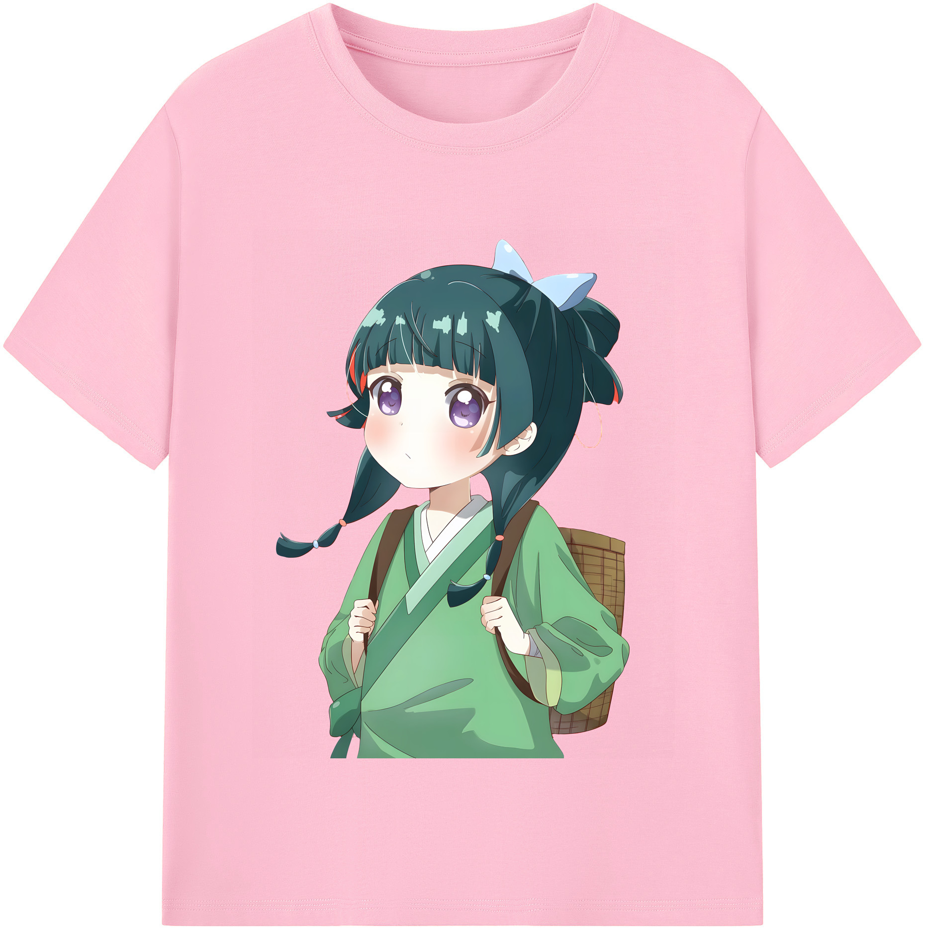 （画像用） 薬屋のひとりごと The Apothecary Diaries 綿100％半袖Tシャツ（フロントプリント）
