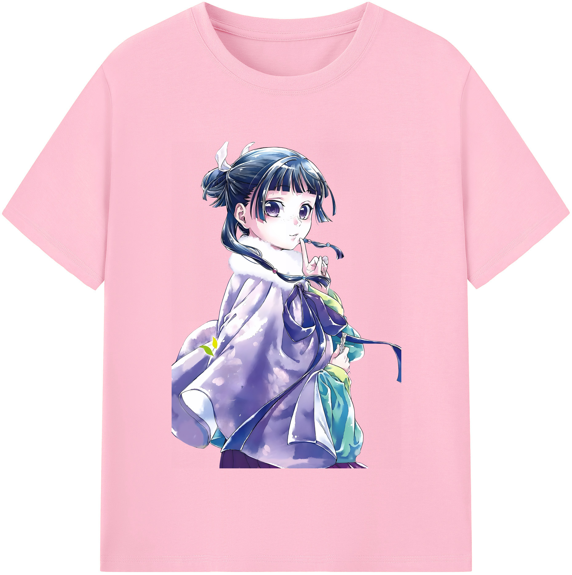 （画像用） 薬屋のひとりごと The Apothecary Diaries 綿100％半袖Tシャツ（フロントプリント）