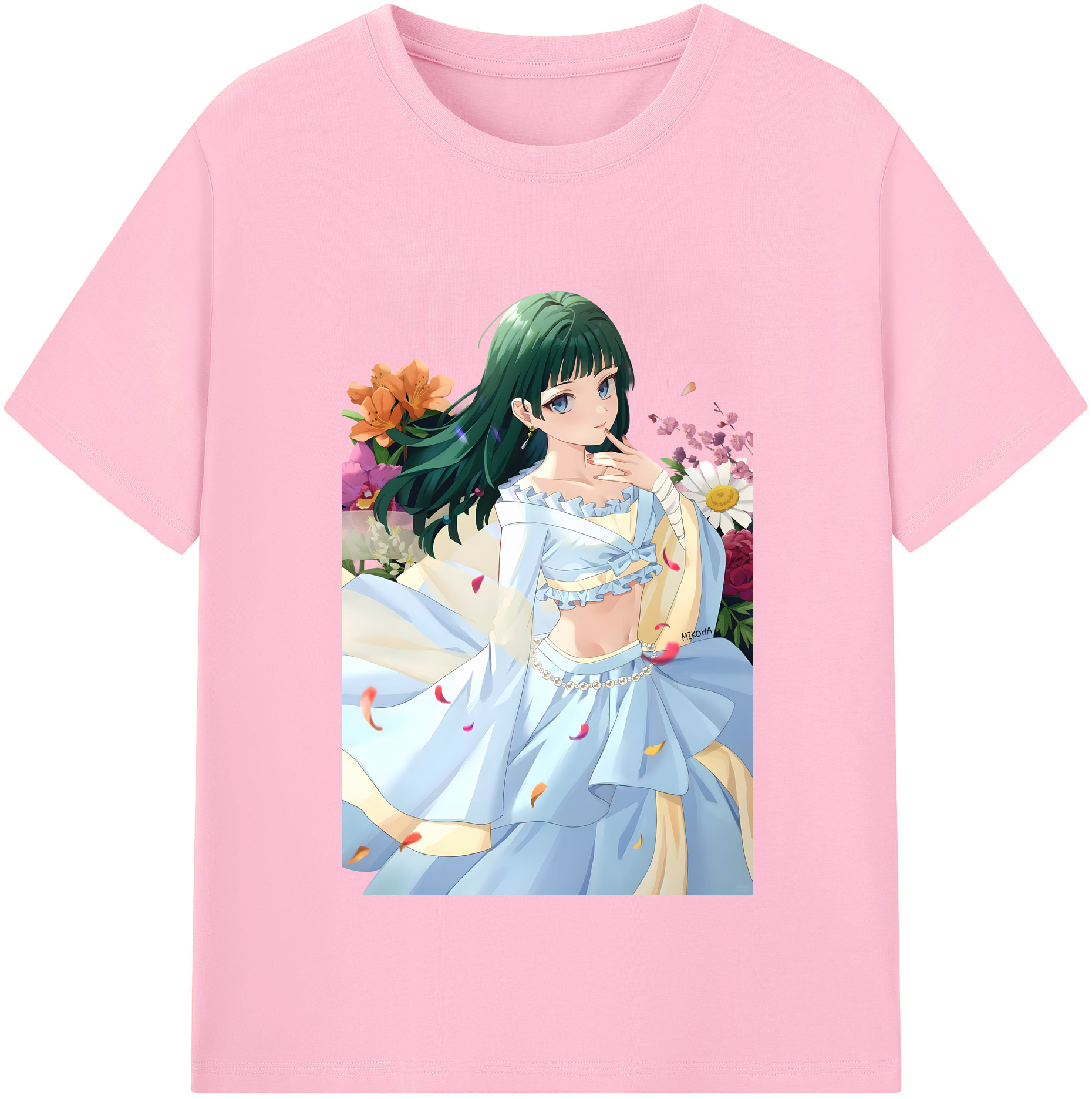（画像用） 薬屋のひとりごと The Apothecary Diaries 綿100％半袖Tシャツ（フロントプリント）