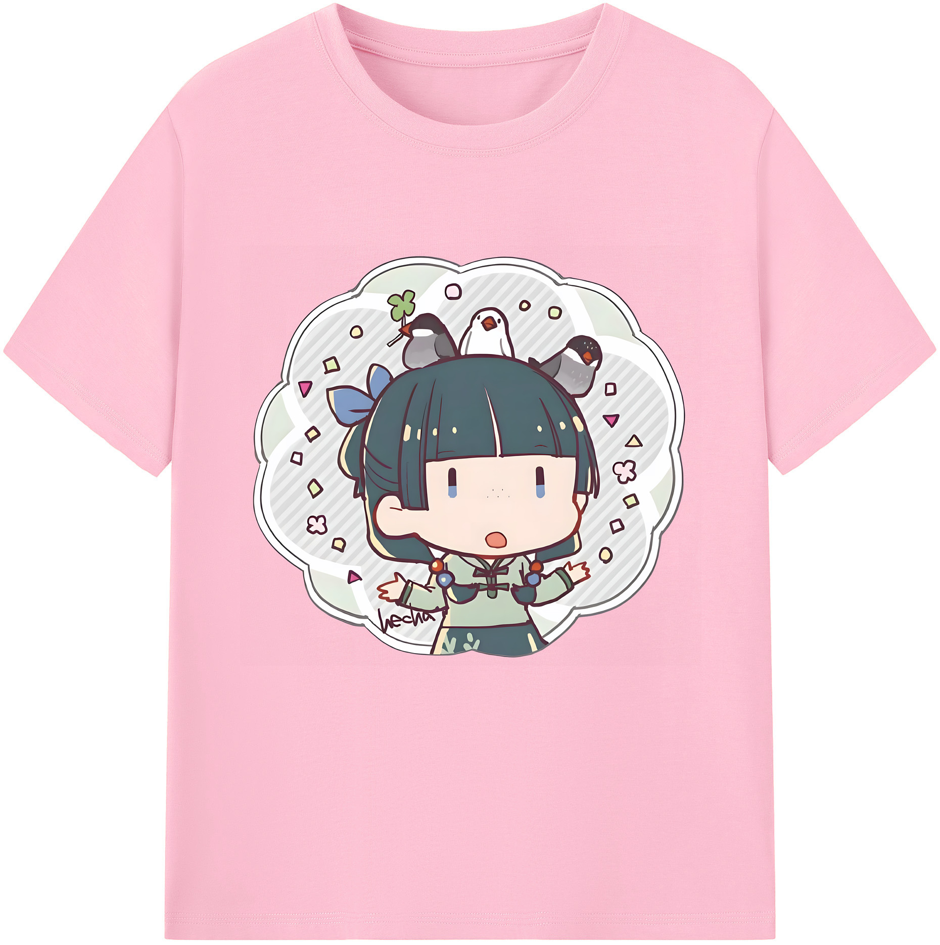 （画像用） 薬屋のひとりごと The Apothecary Diaries 綿100％半袖Tシャツ（フロントプリント）