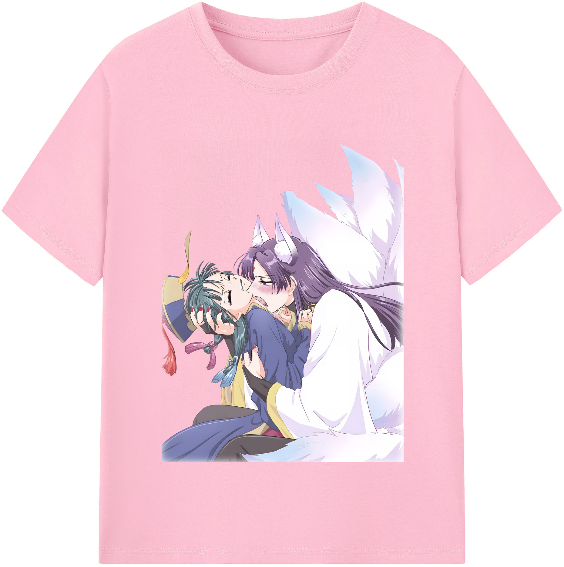 （画像用） 薬屋のひとりごと The Apothecary Diaries 綿100％半袖Tシャツ（フロントプリント）