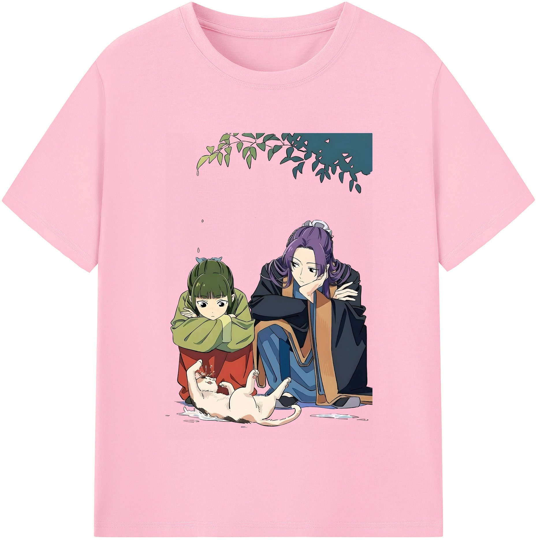 （画像用） 薬屋のひとりごと The Apothecary Diaries 綿100％半袖Tシャツ（フロントプリント）
