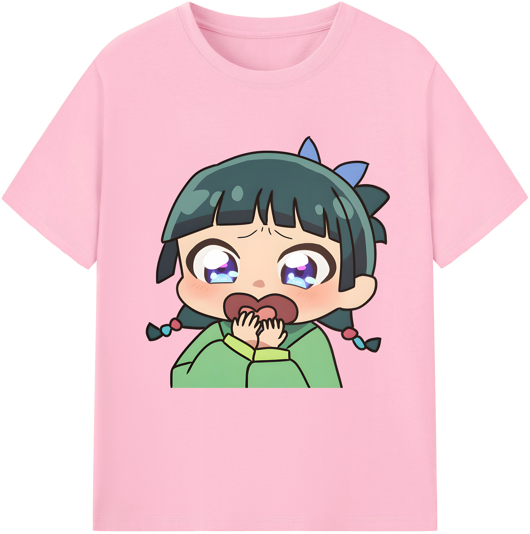 （画像用） 薬屋のひとりごと The Apothecary Diaries 綿100％半袖Tシャツ（フロントプリント）