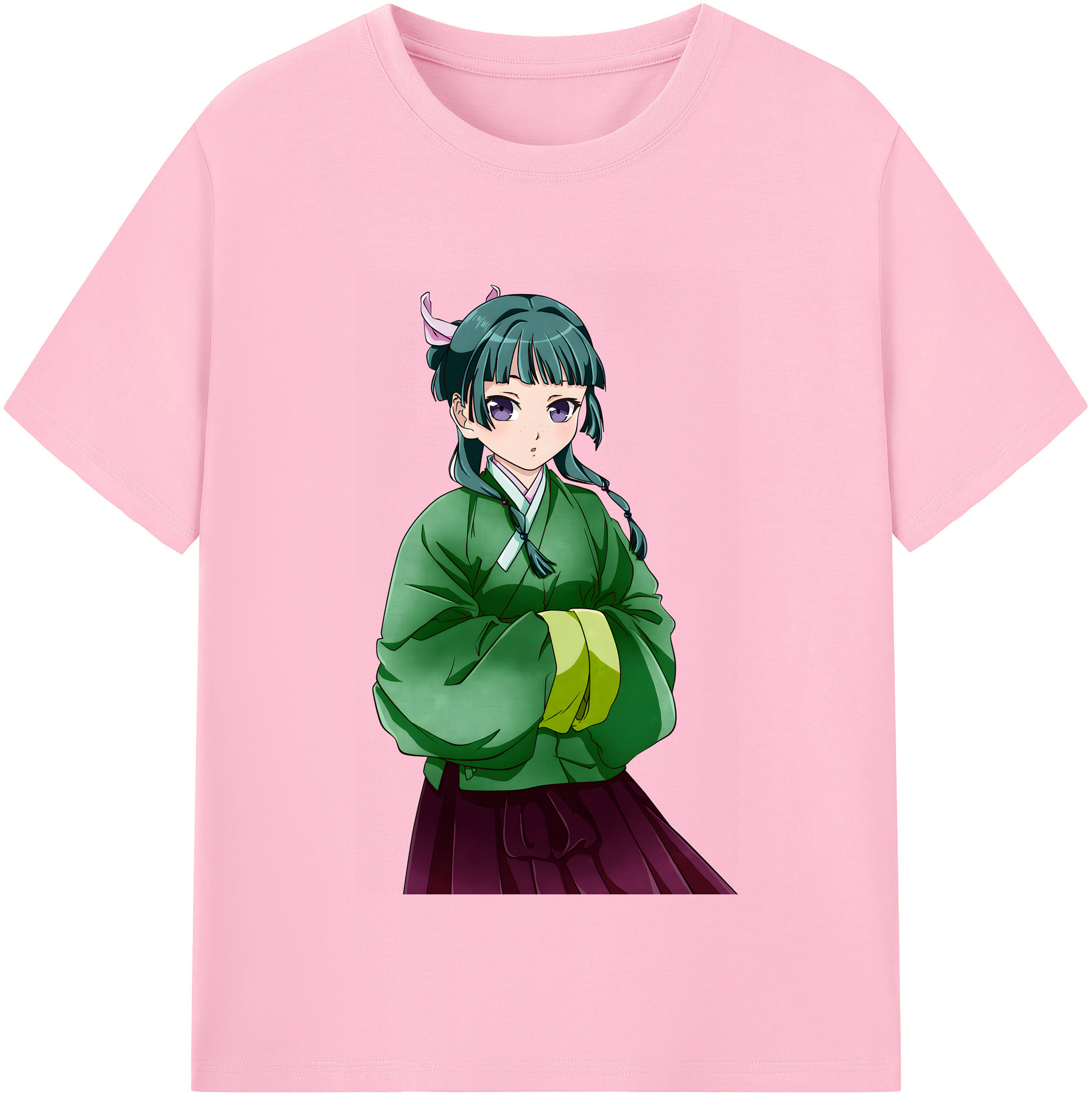 （画像用） 薬屋のひとりごと The Apothecary Diaries 綿100％半袖Tシャツ（フロントプリント）